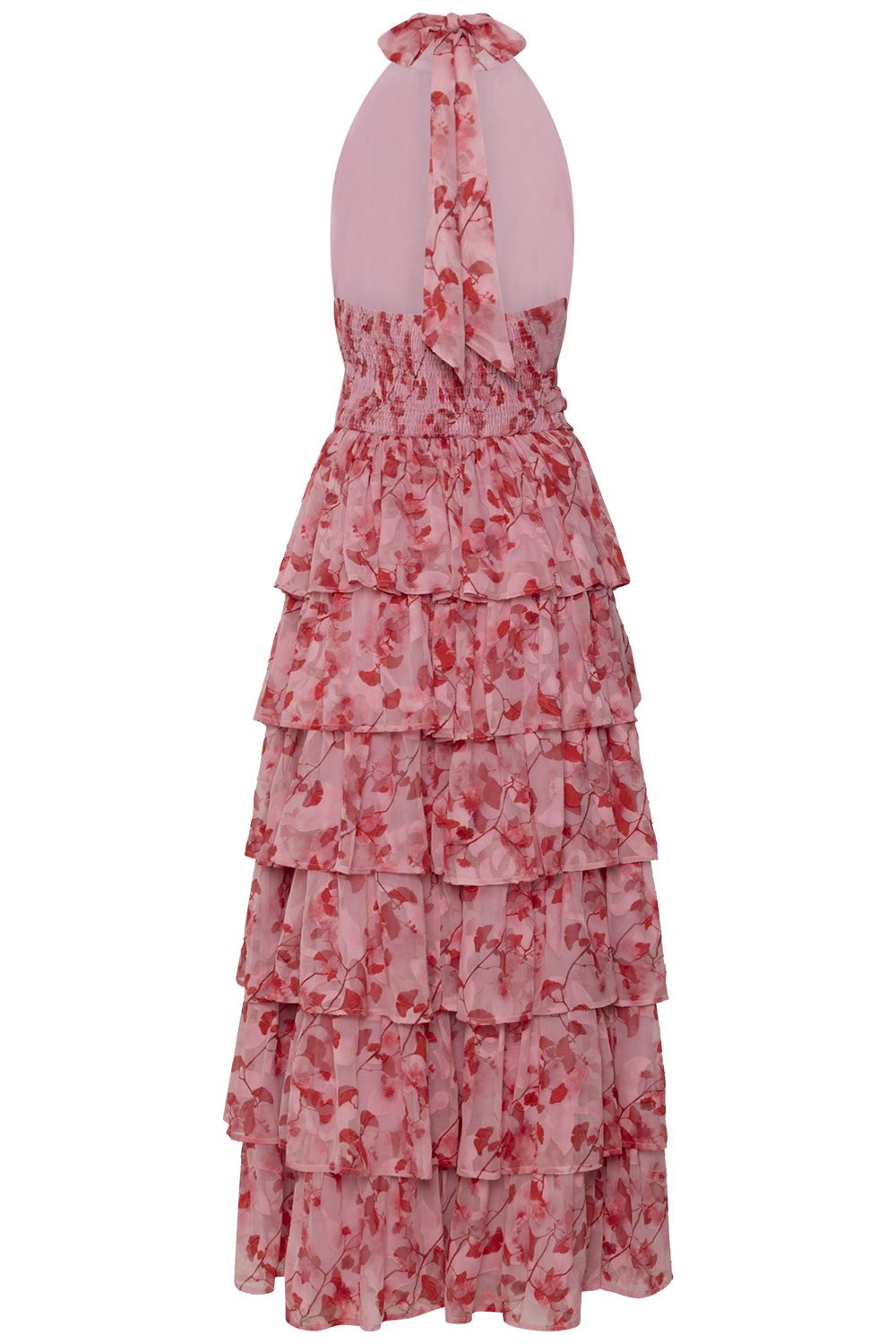 Ailu Maxi Dress - Pink/Red