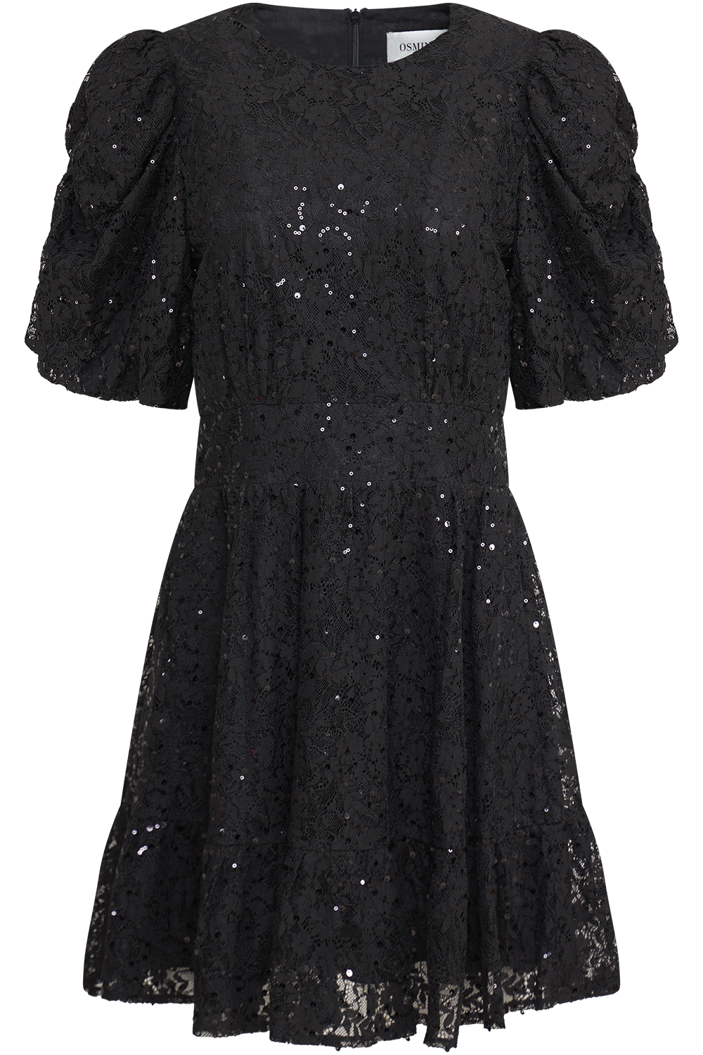 Santi Mini Glitter Dress - Black