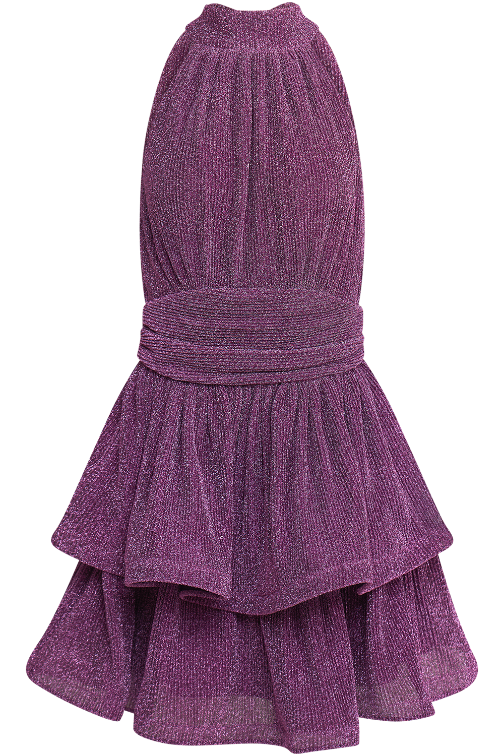 Idun Glitter Dress - Dark Pink