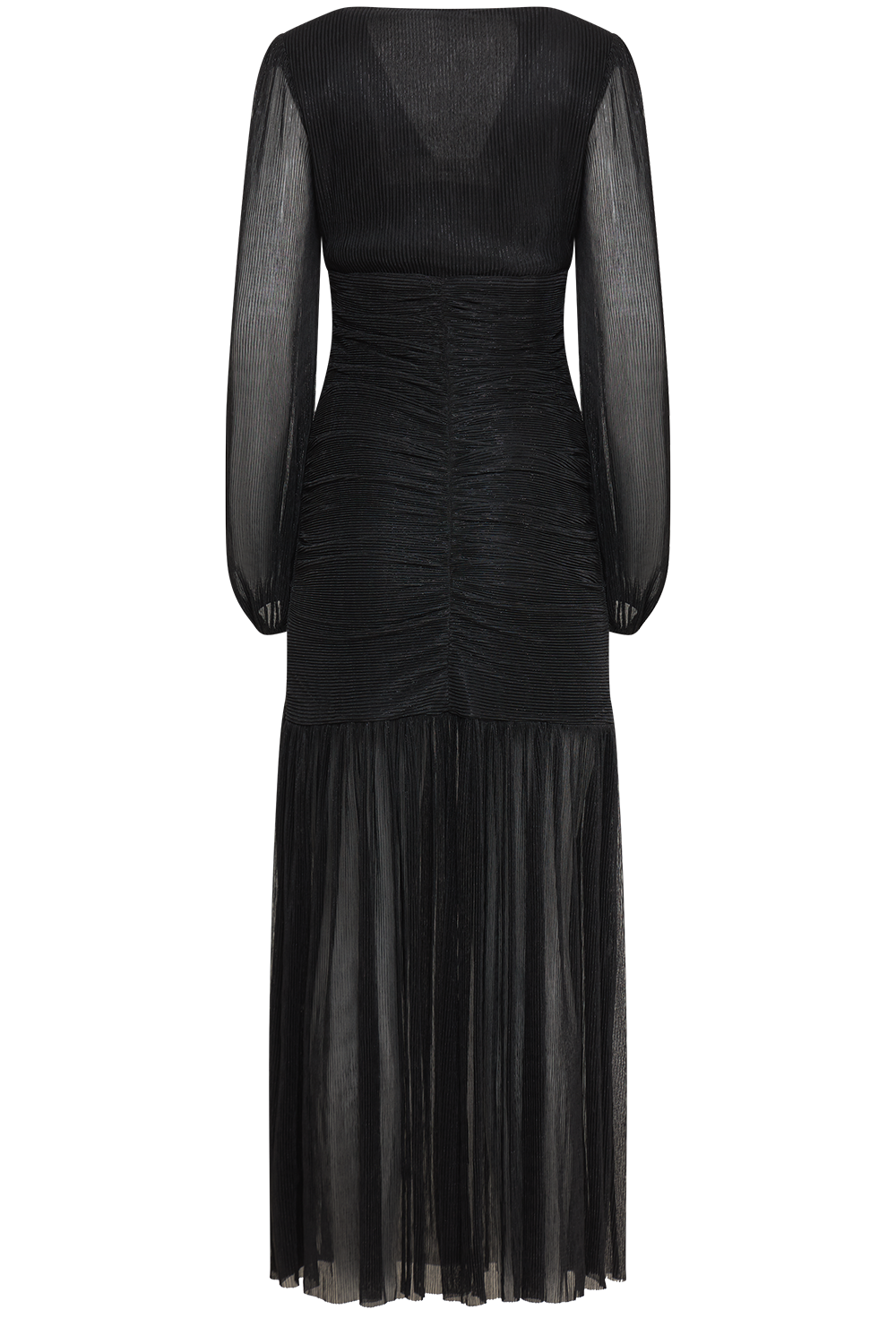 Alini Sparkle Maxi Dress - Black