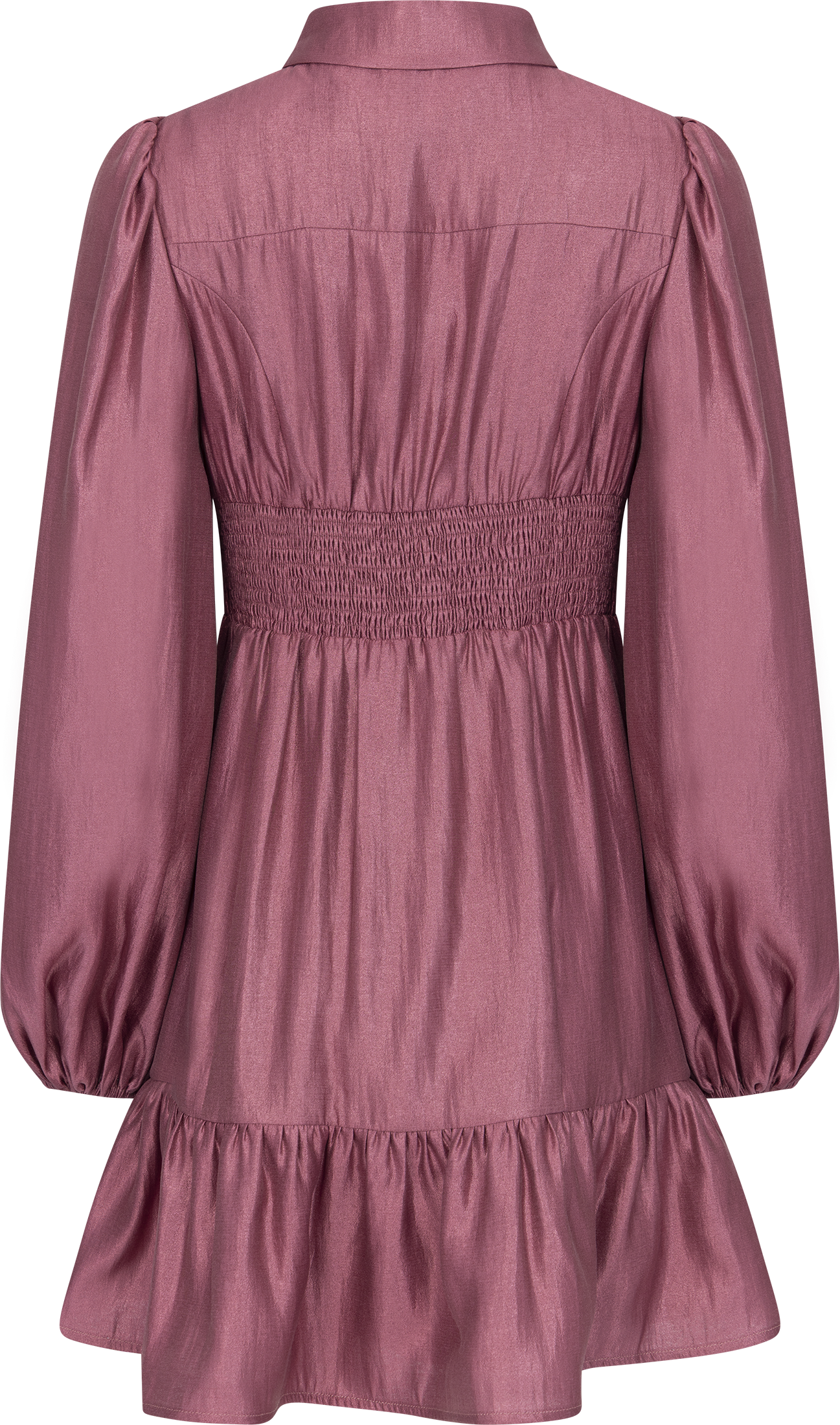 Mandy Organza Mini Dress - Pink Rose