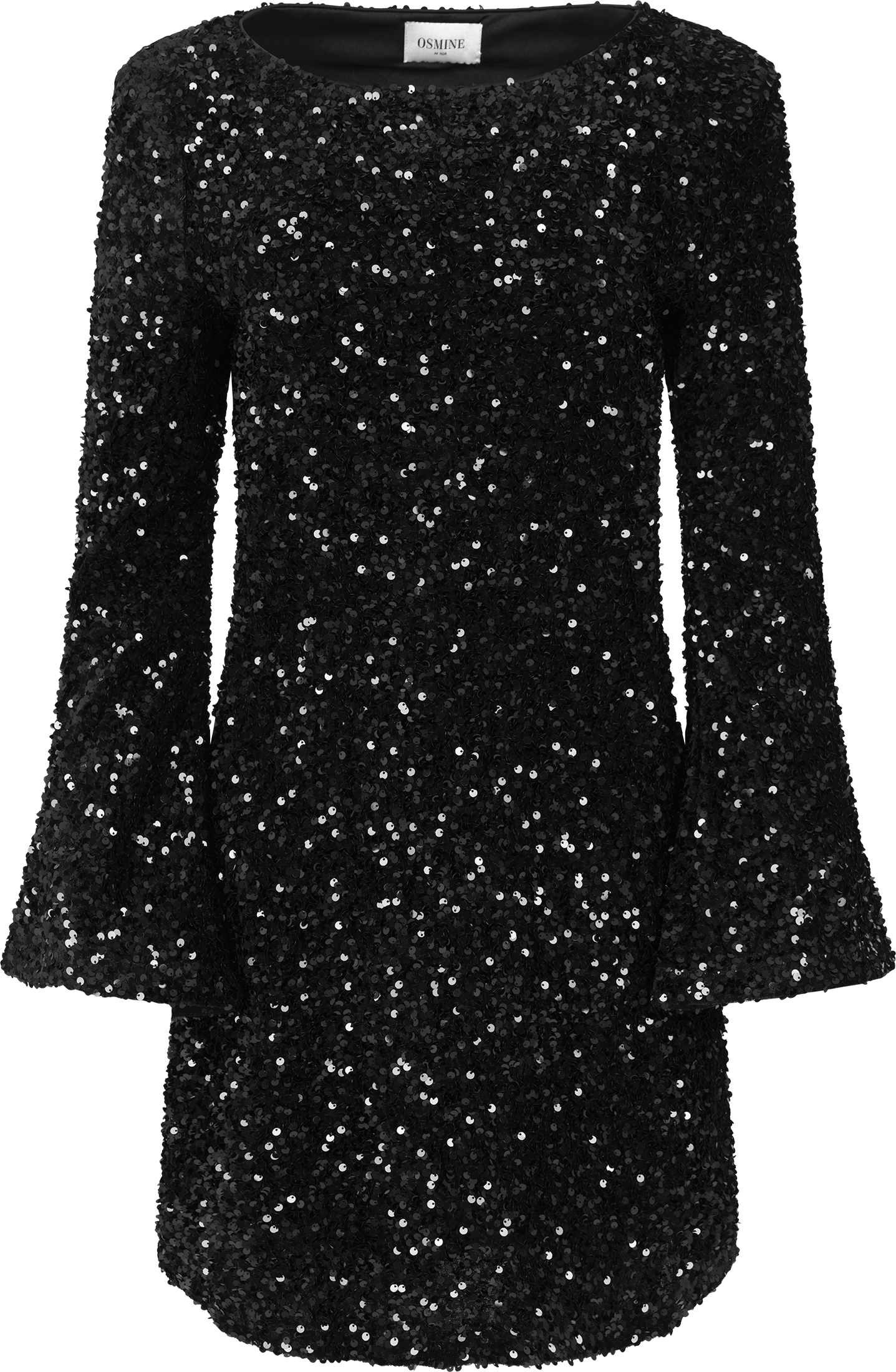 Sally Sequins Mini Dress - Black