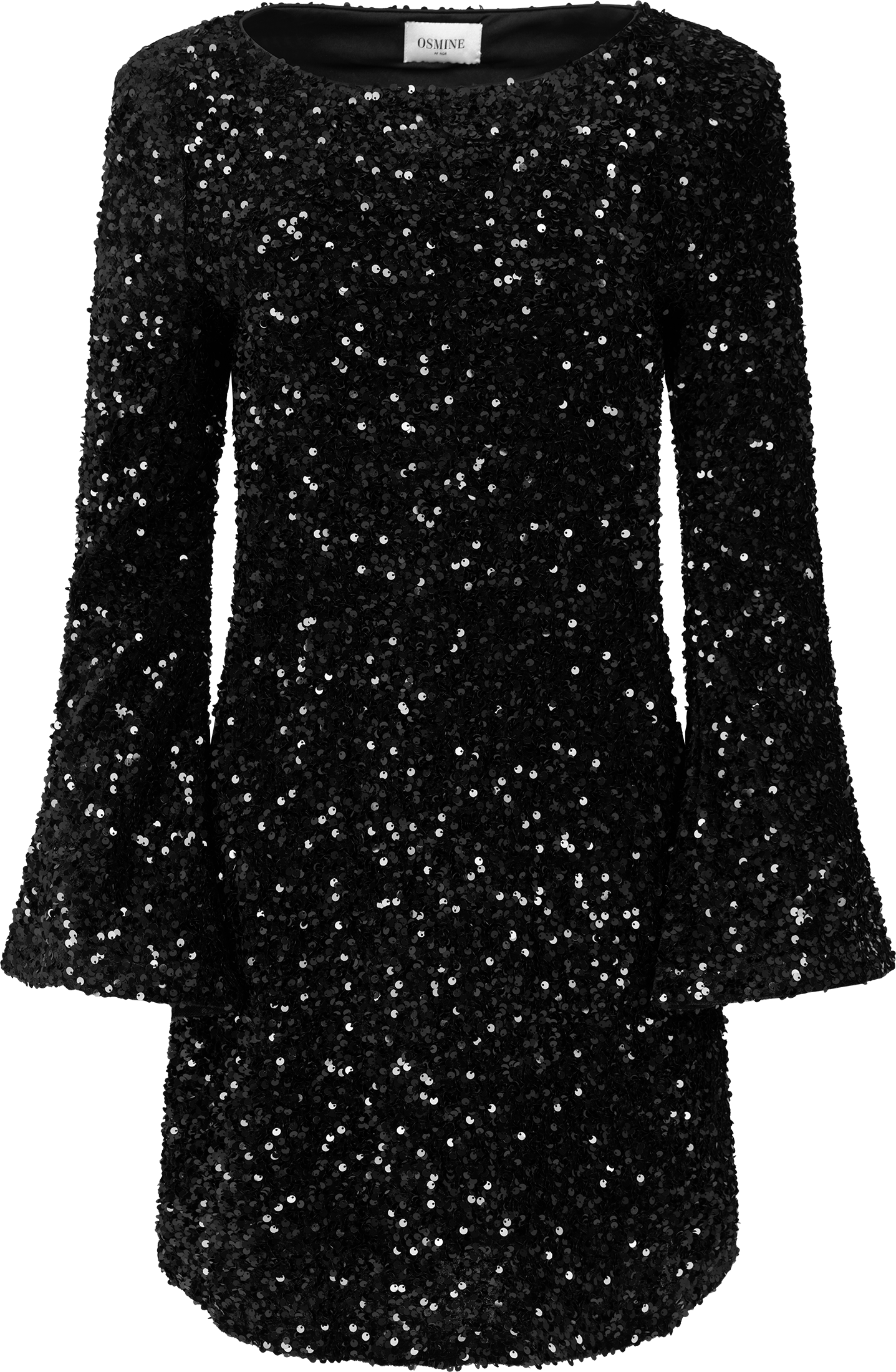 Sally Sequins Mini Dress - Black