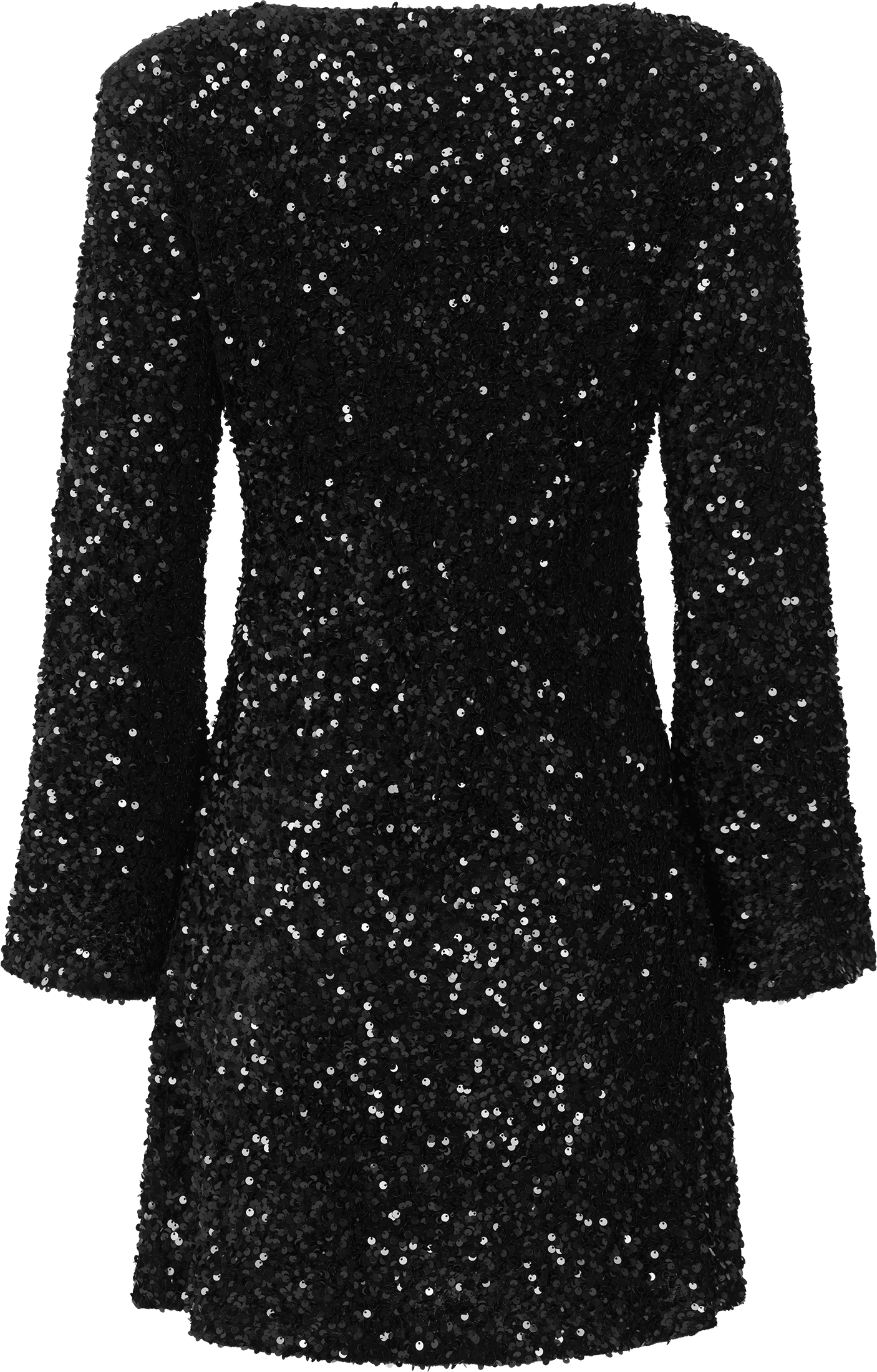 Sally Sequins Mini Dress - Black