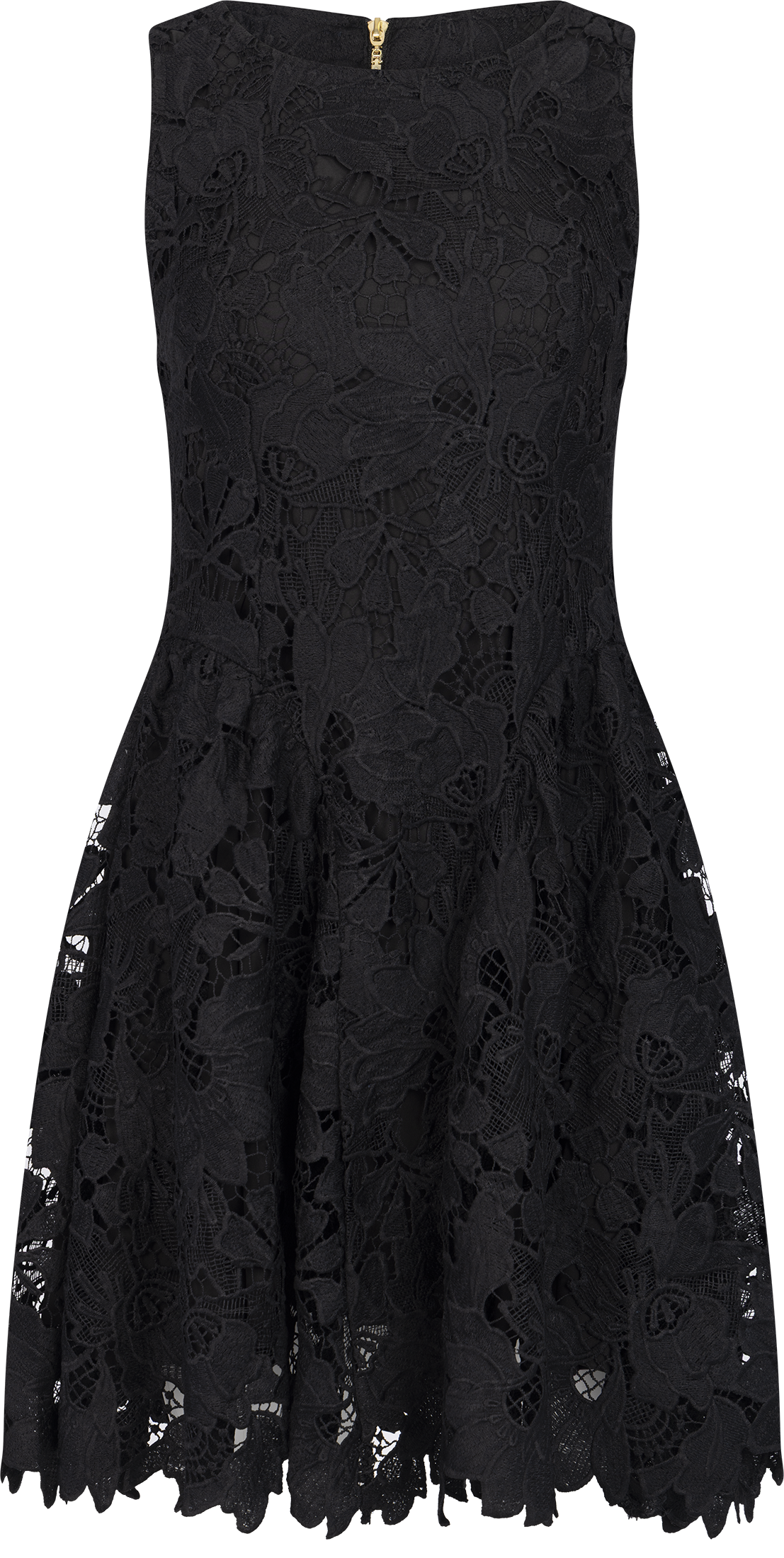 Milly Lace Mini Dress - Black