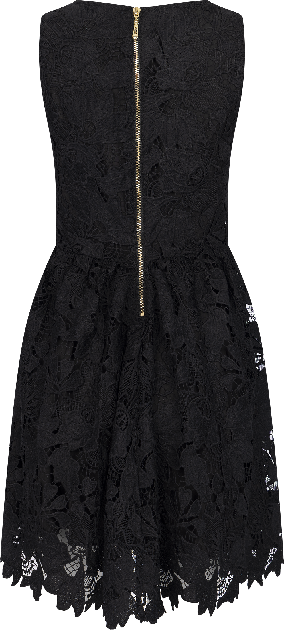Milly Lace Mini Dress - Black