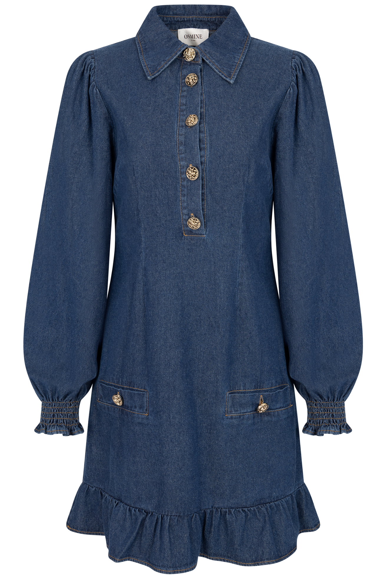 Vinda Denim Dress - Blue