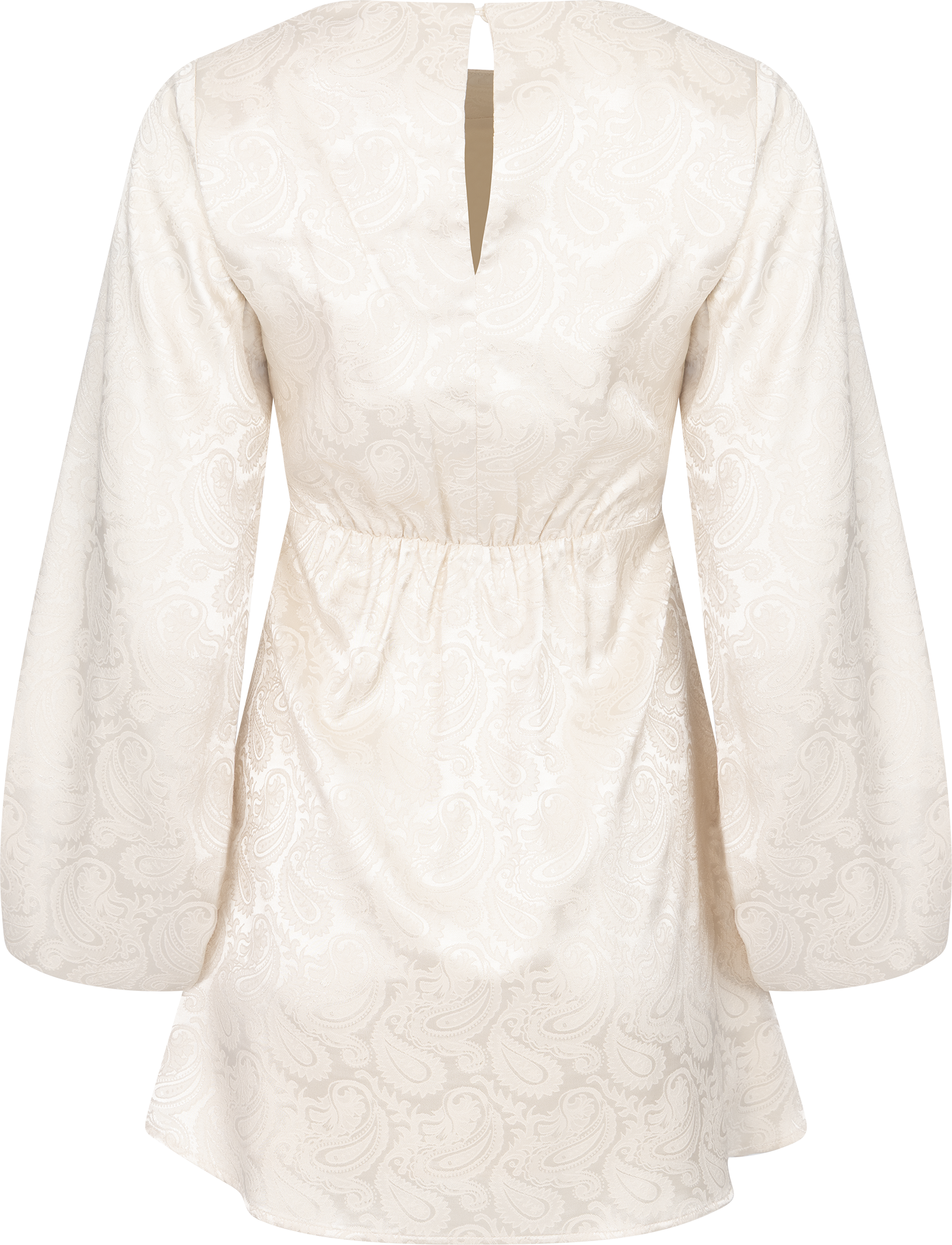 Edda Short Dress - Creme