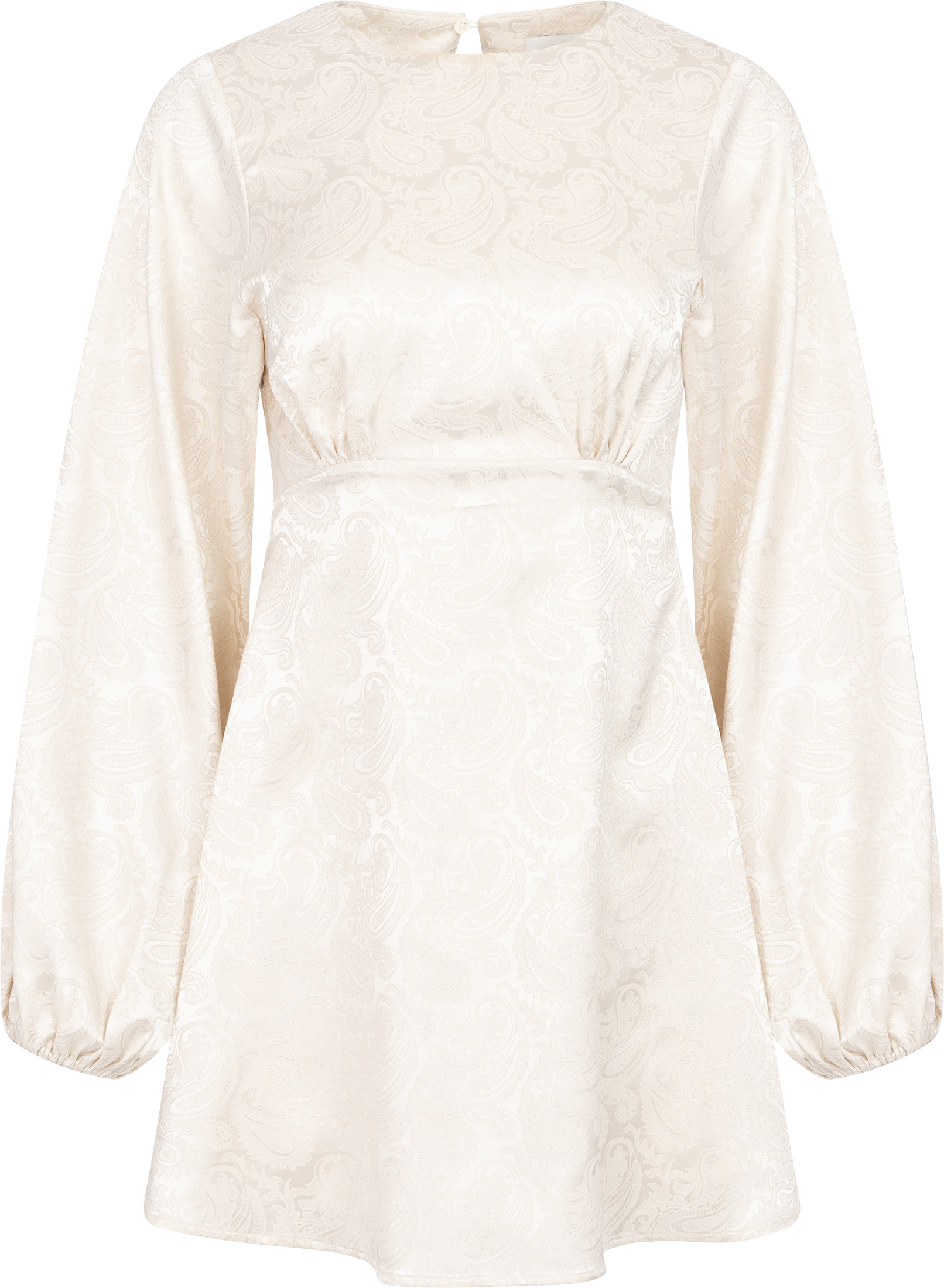 Edda Short Dress - Creme
