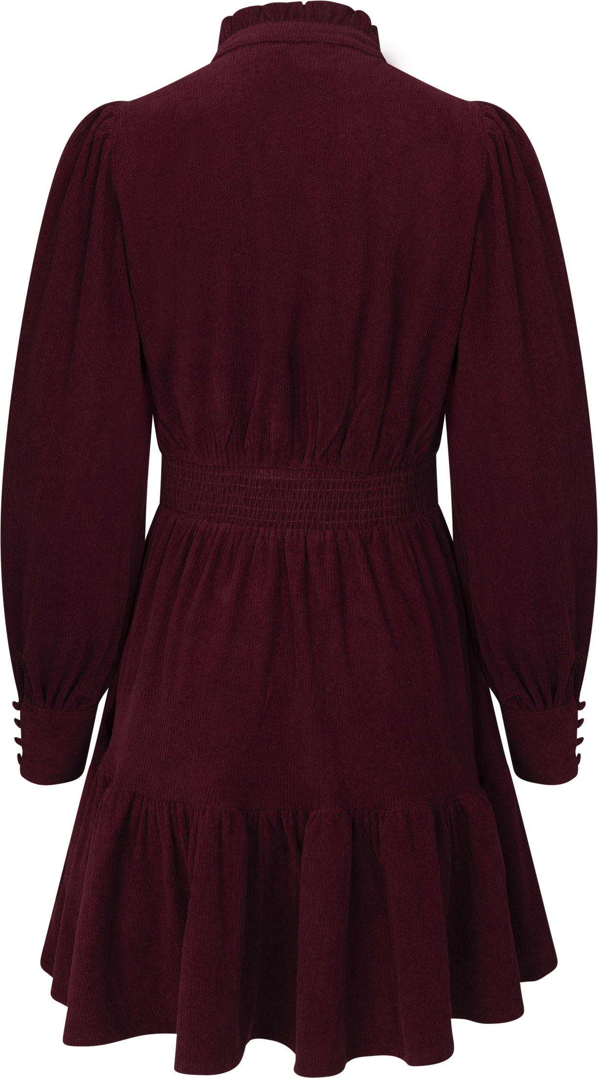 Liv Cord Solid Dress - Wine