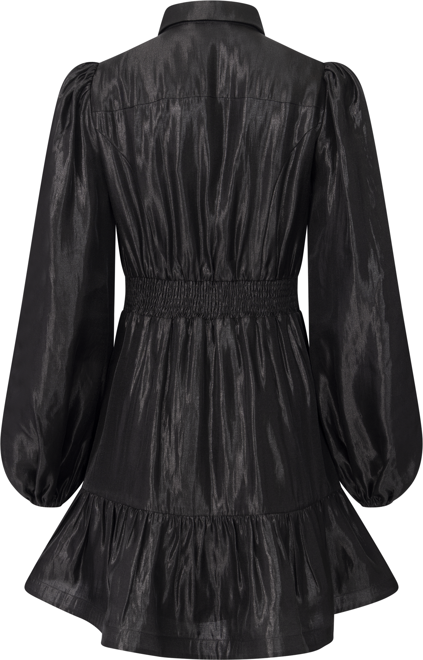 Mandy Organza Mini Dress - Black
