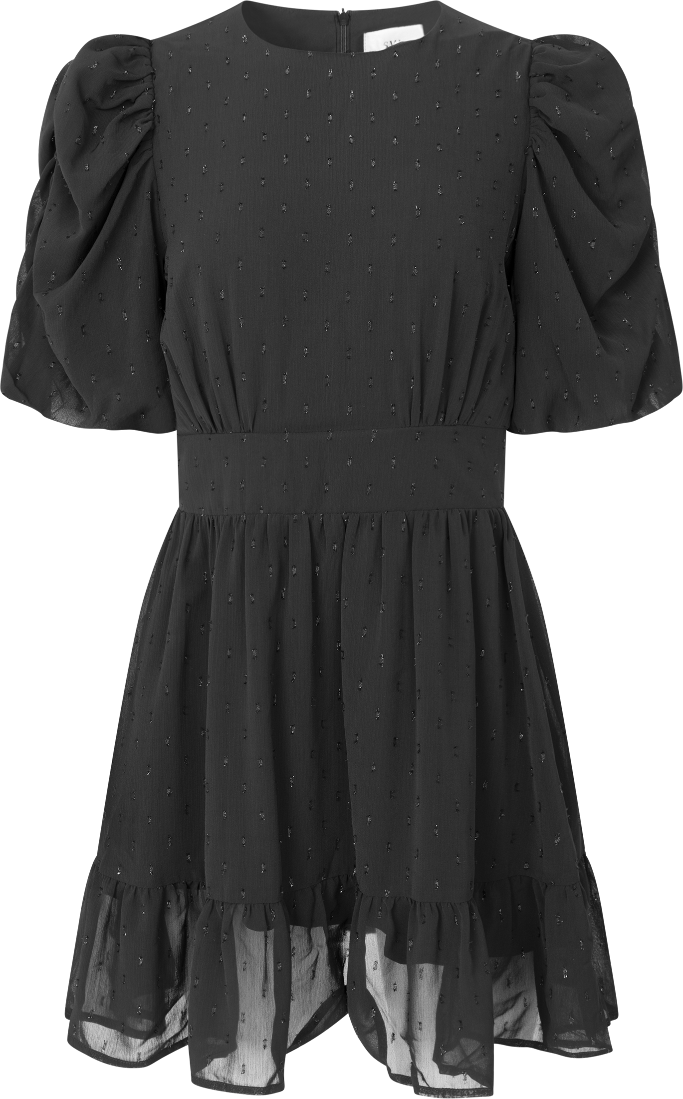 Santi Mini Dress - Black Silver