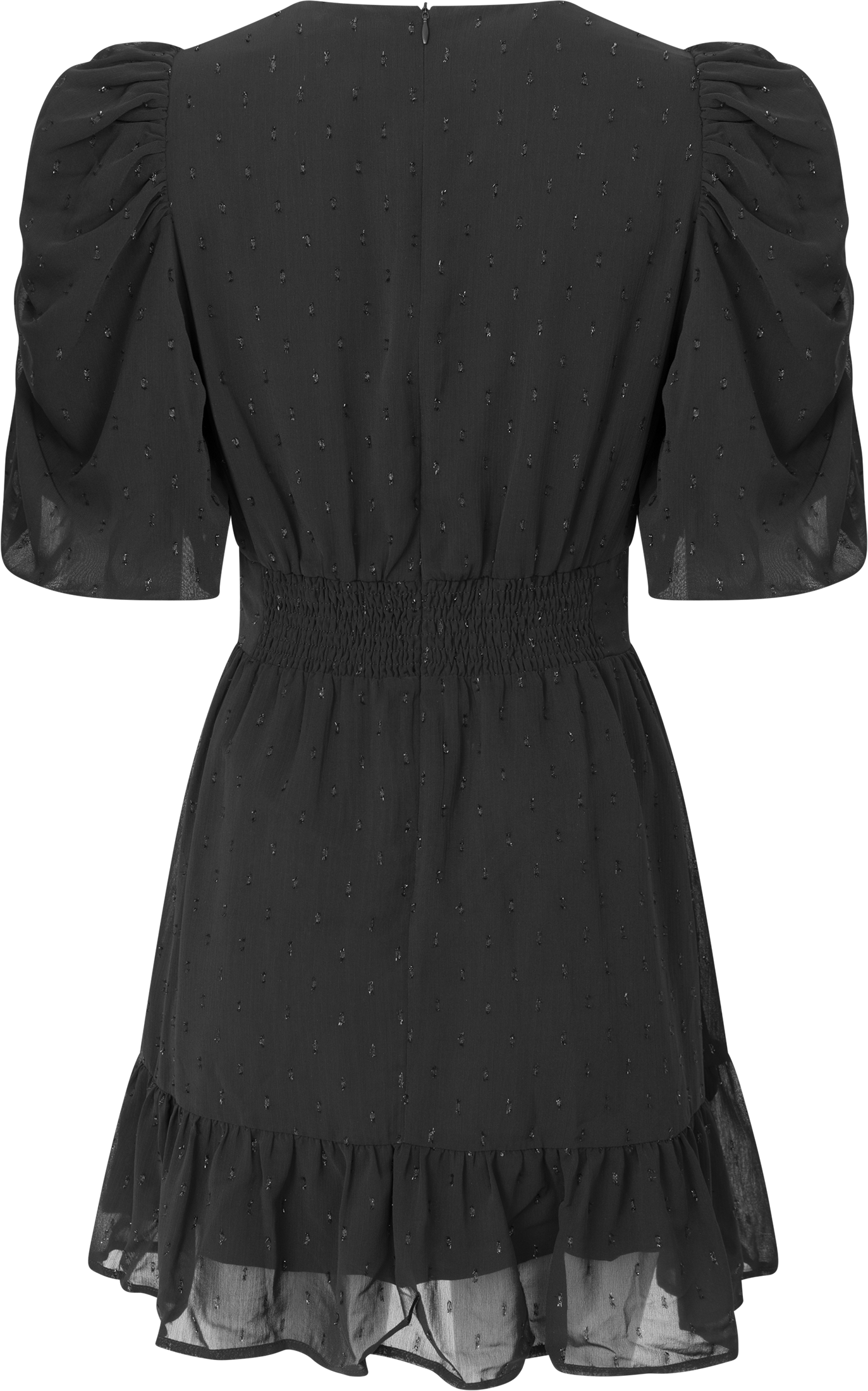Santi Mini Dress - Black Silver