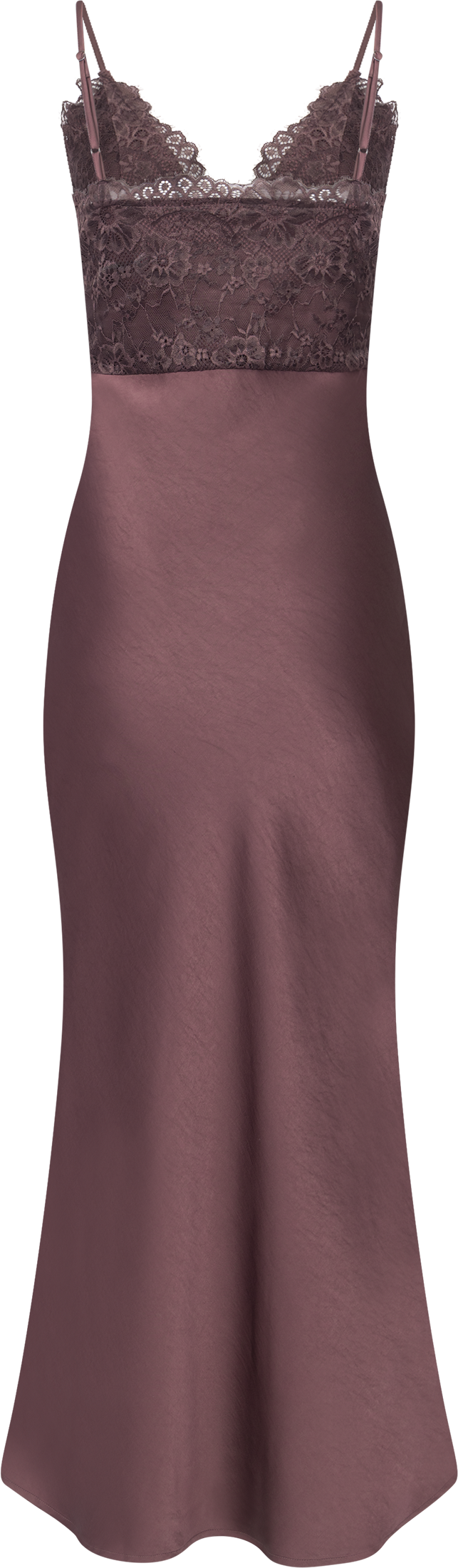 Signi Slip Satin Dress - Bordeaux