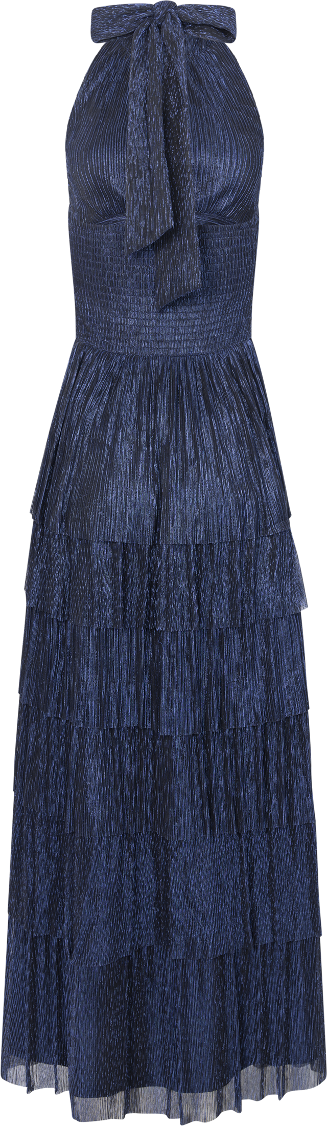 Ingalu Plisse Dress - Navy