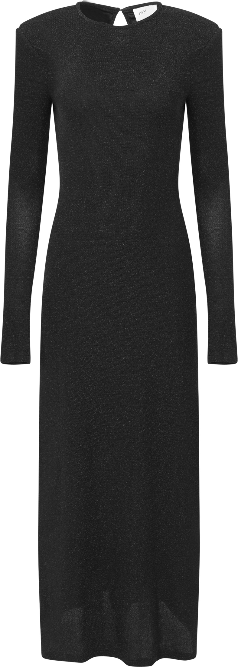 Alva Maxi Glitter Dress - Black