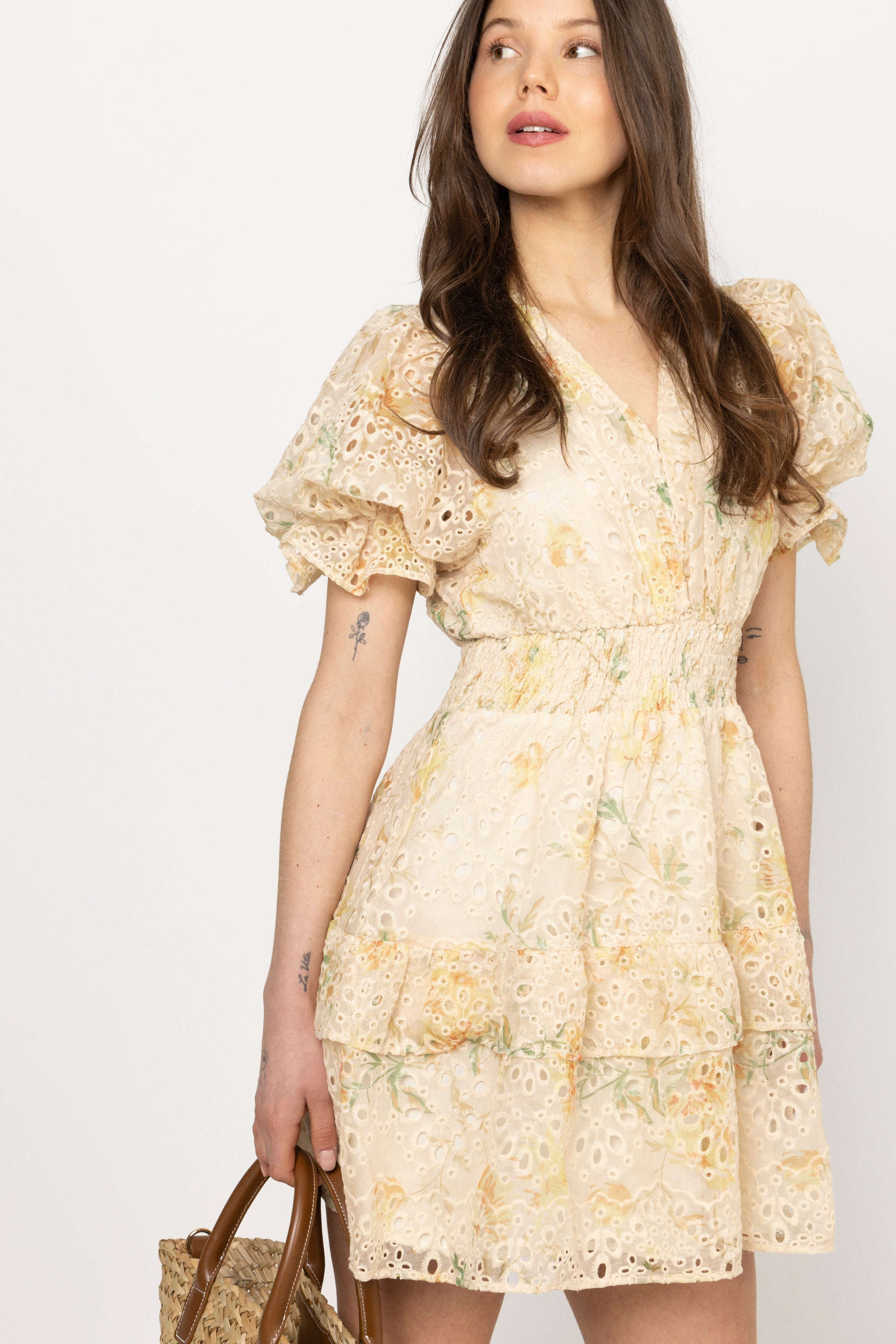 Nanni Dreamy Mini Dress - Yellow
