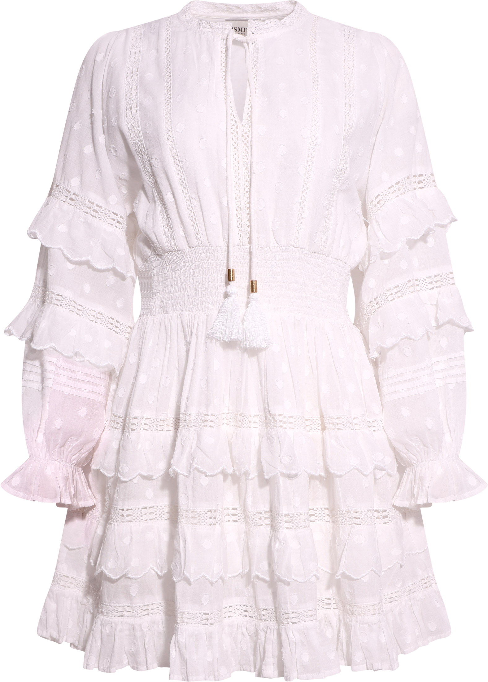 Sol Cotton Voile Dress - White