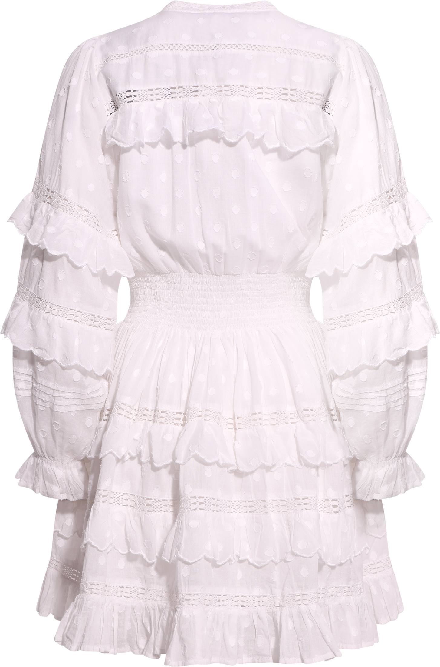 Sol Cotton Voile Dress - White
