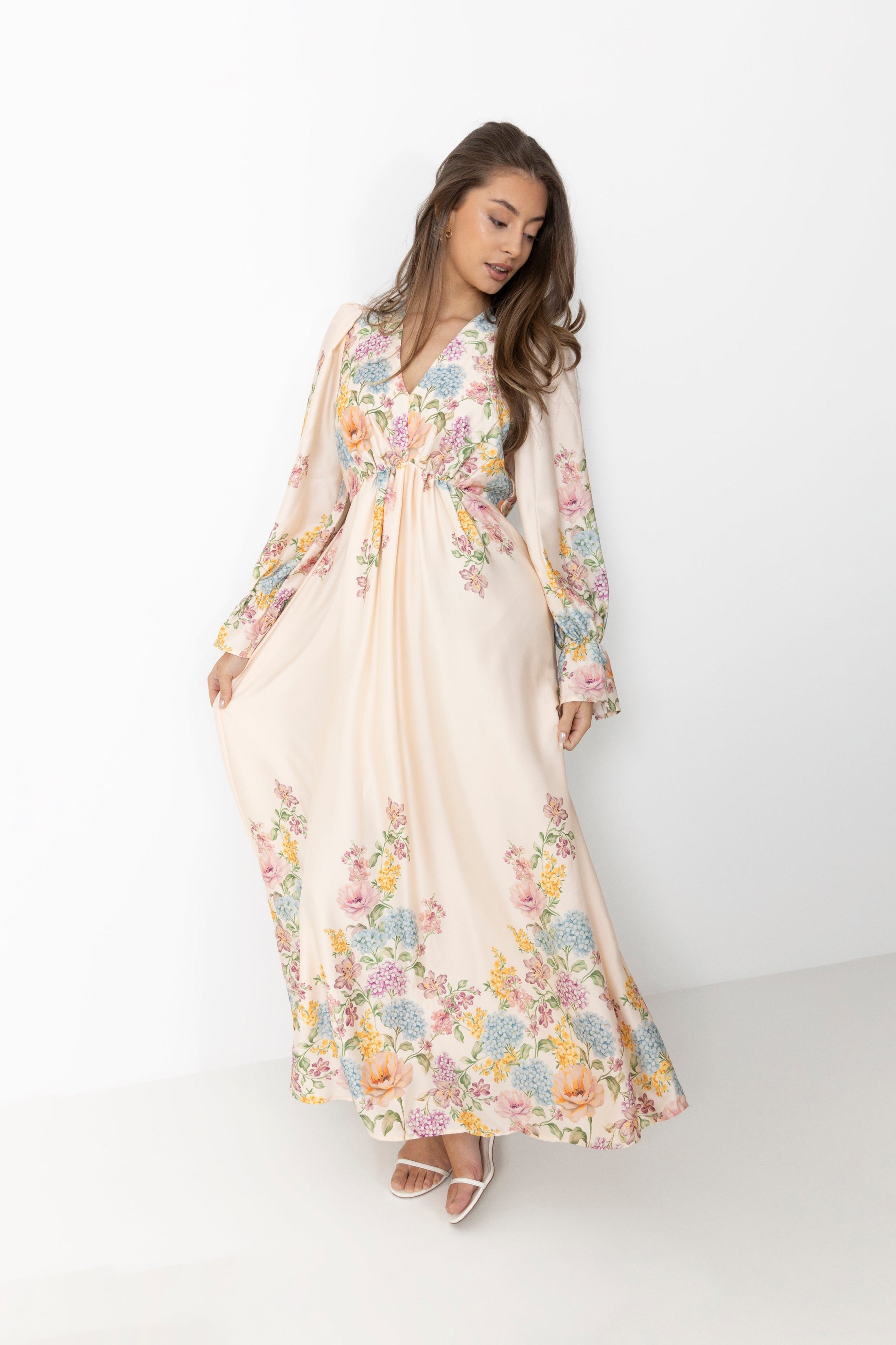 Maja Floral Maxi Dress - Multi Floral