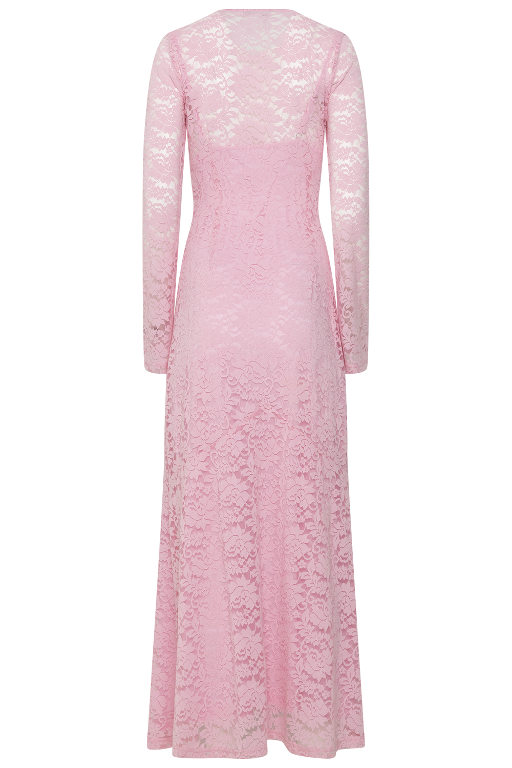 Laurine Lace Maxi Dress - Light Pink