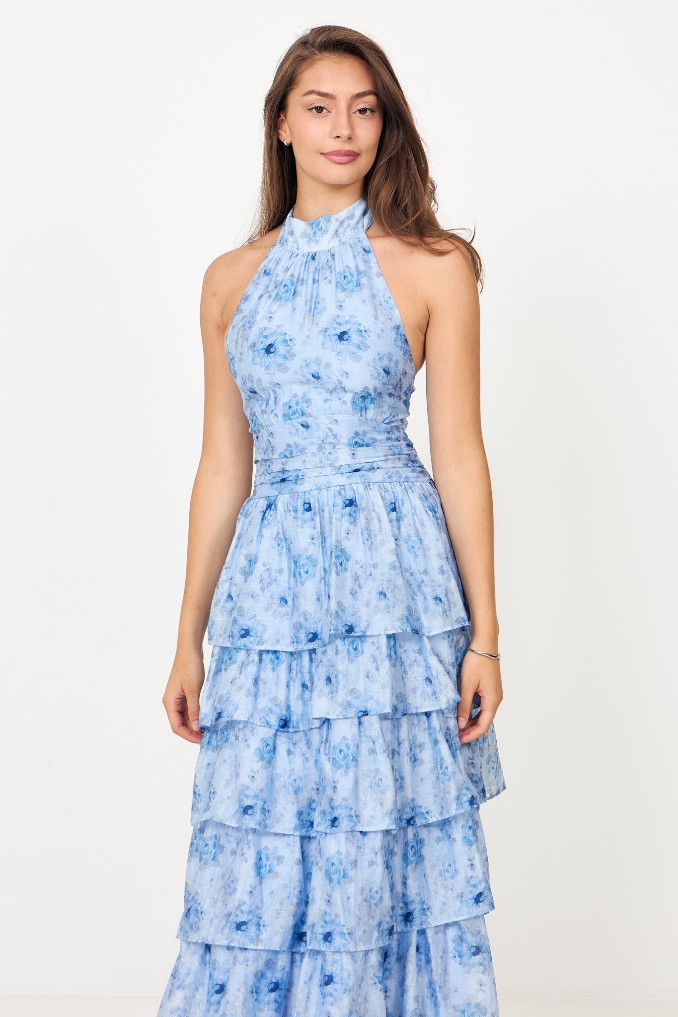 Ingalu Maxi Dress - Blue