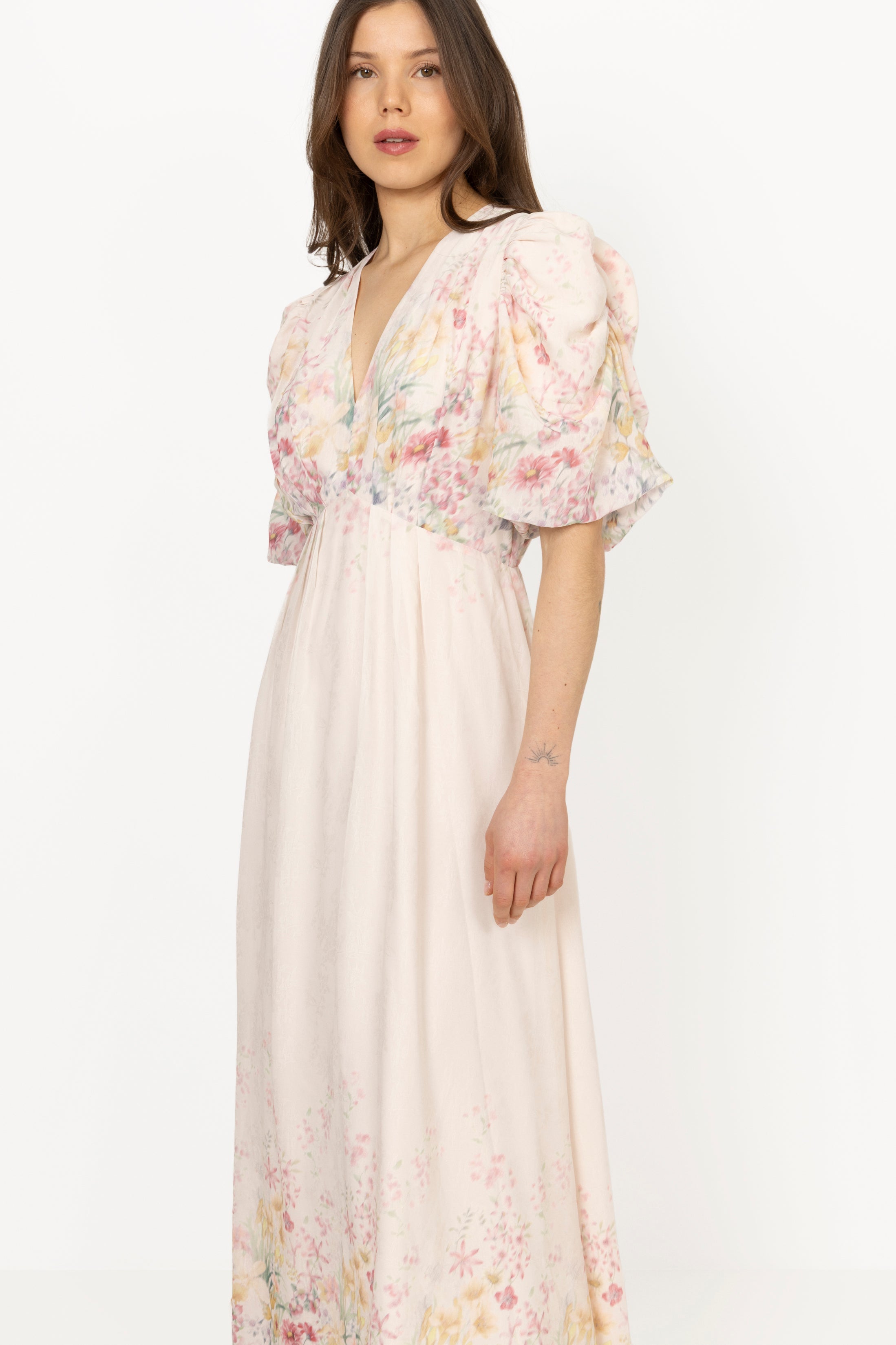 Marlene Chiffon Maxi Dress - Light Pink