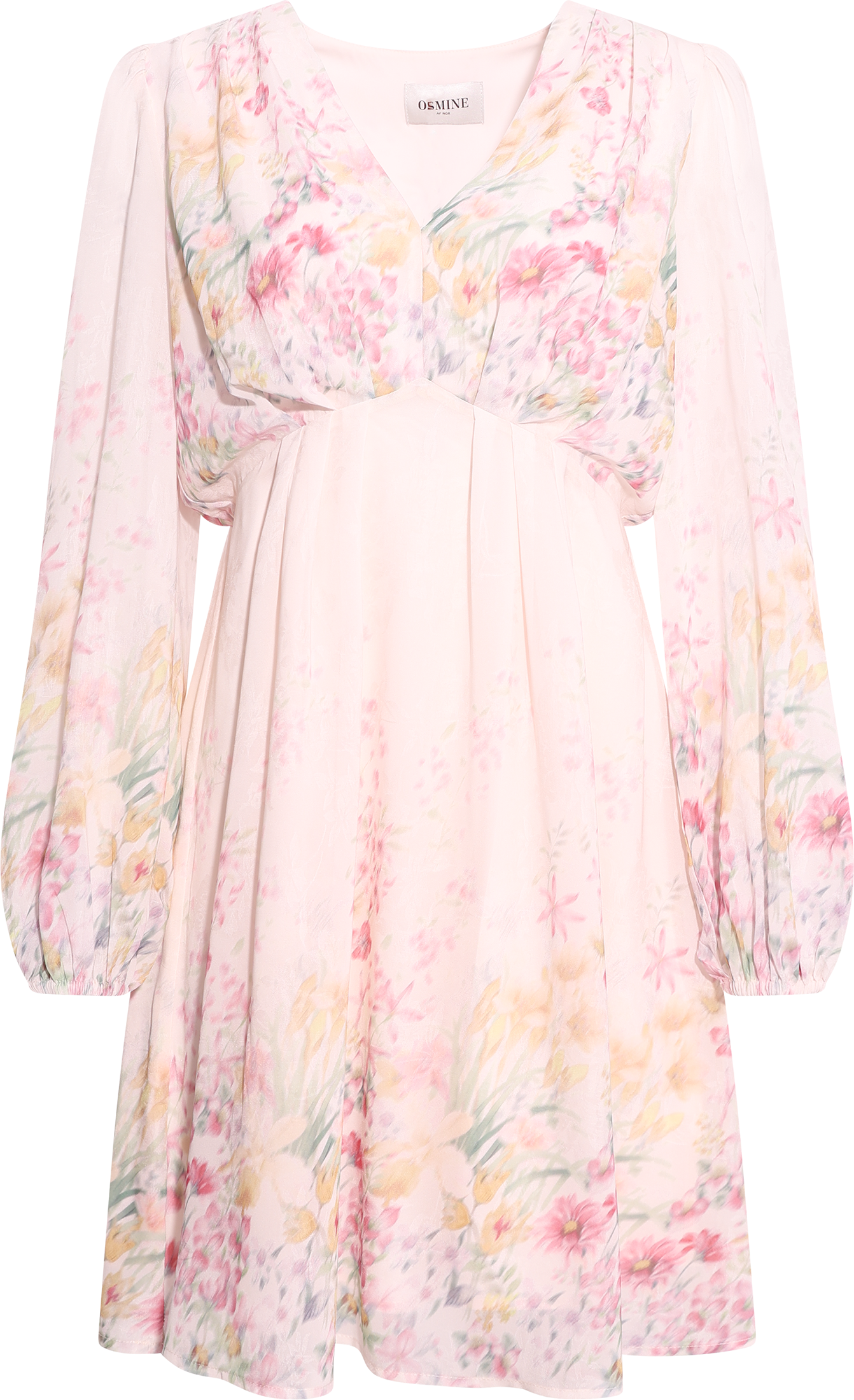 Maja Chiffon Mini Dress - Light Pink