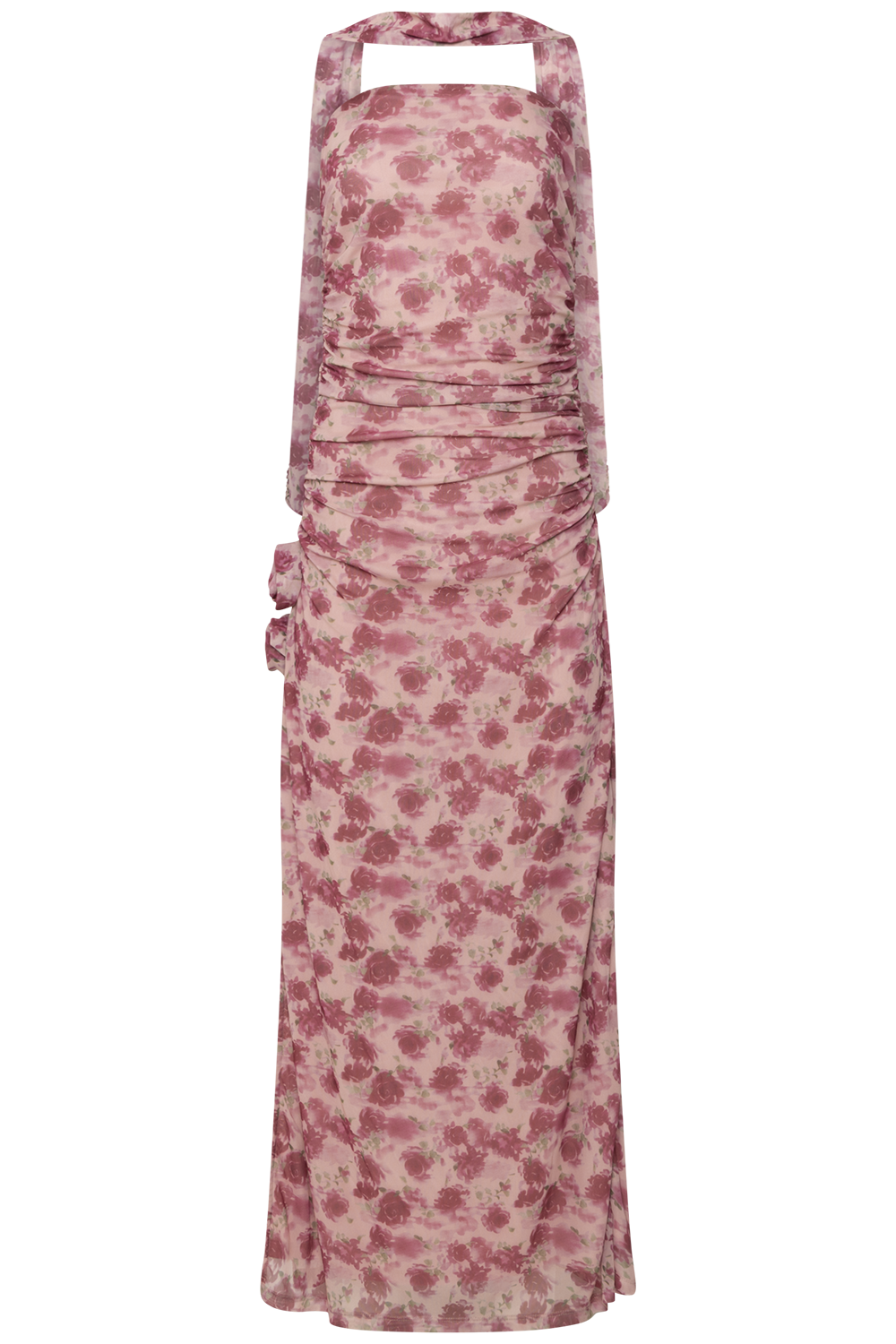 Josefine Mesh Dress - Pink Floral
