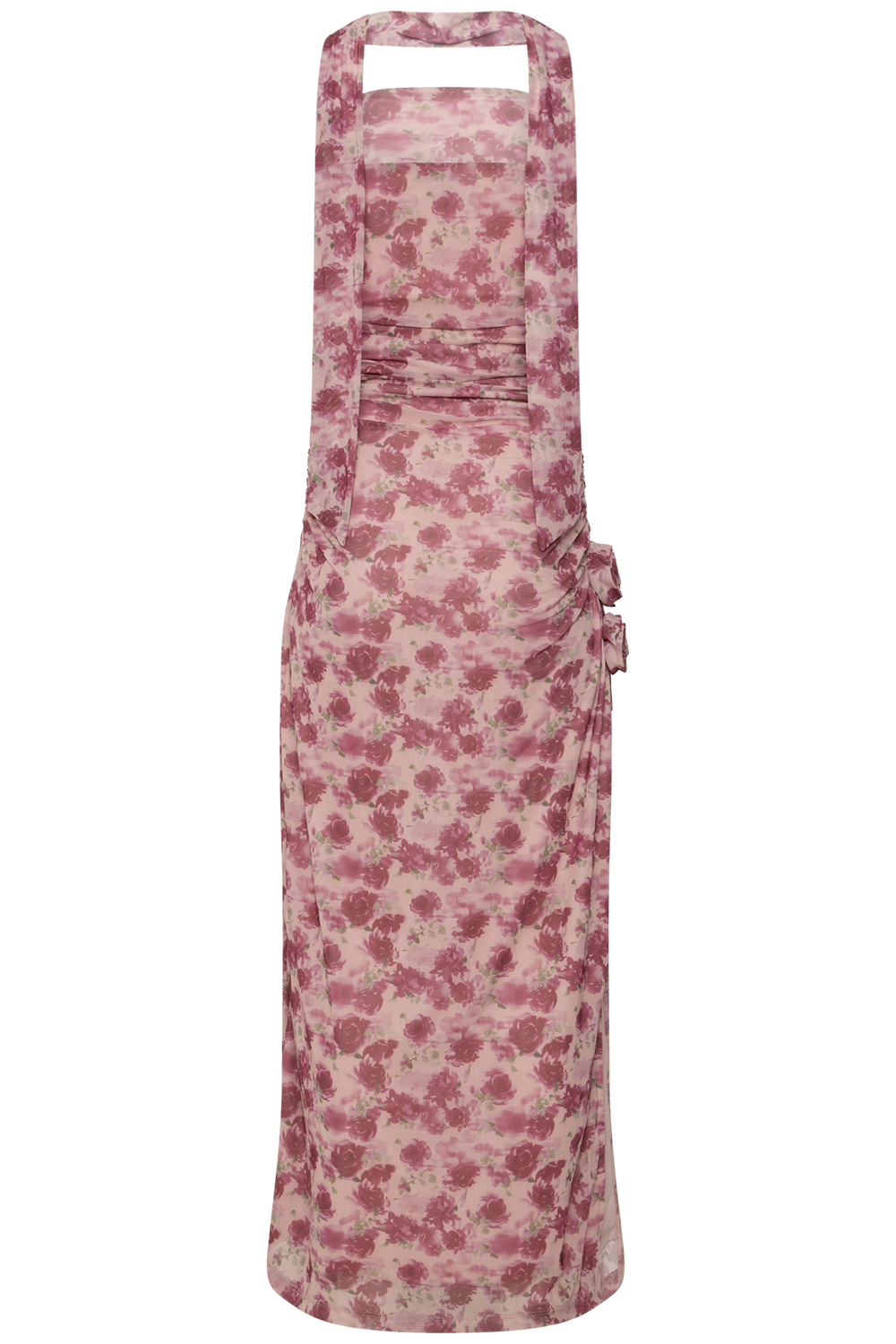 Josefine Mesh Dress - Pink Floral
