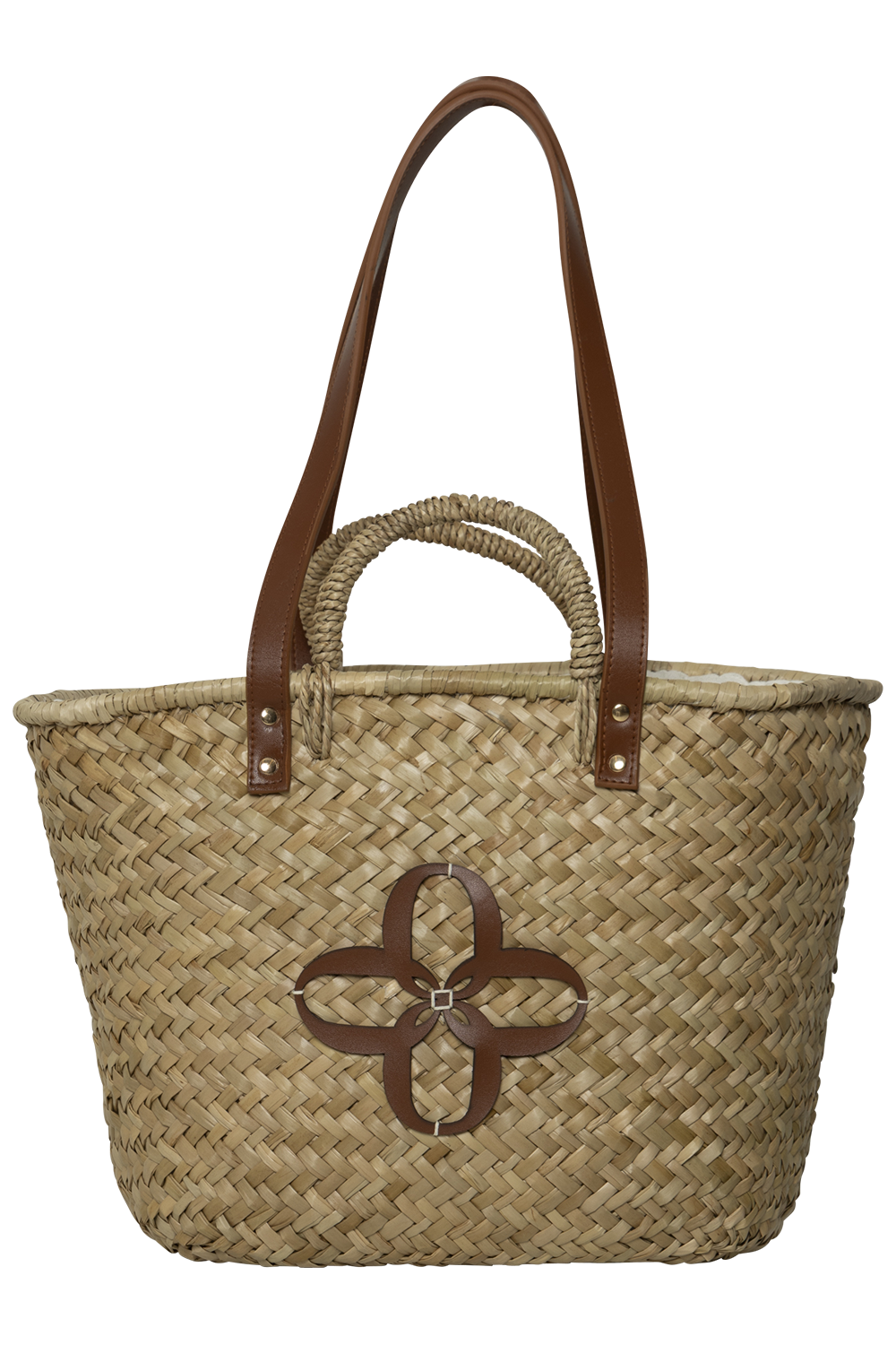 Bente Leather Sunny Bag - Beige