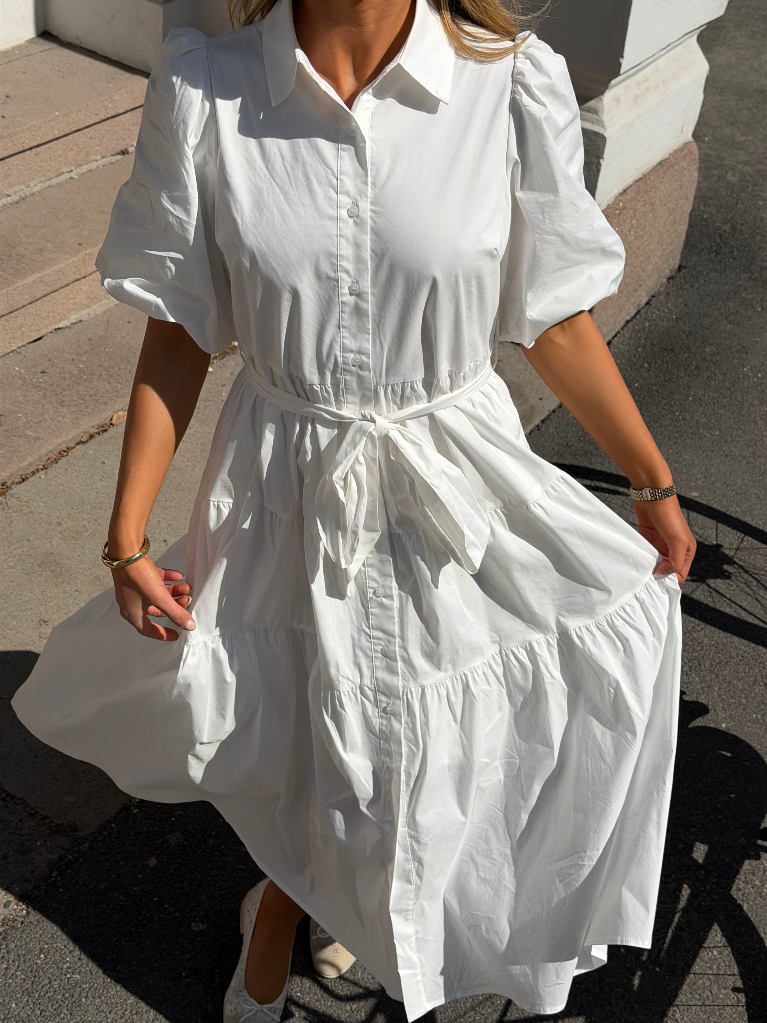 Lovisa Midi Shirt Dress - Off White