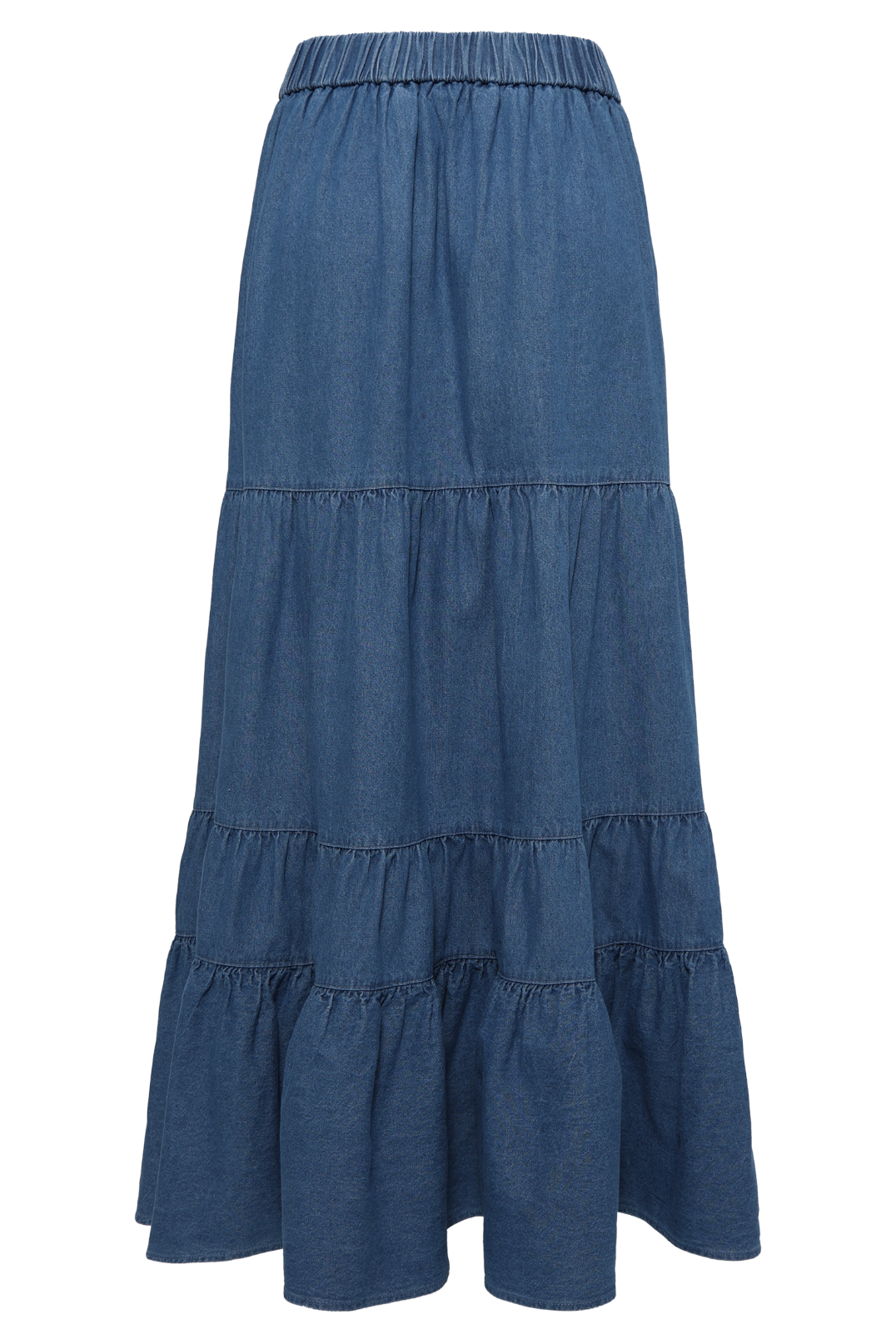 Ellen Denim Maxi Skirt - Blue