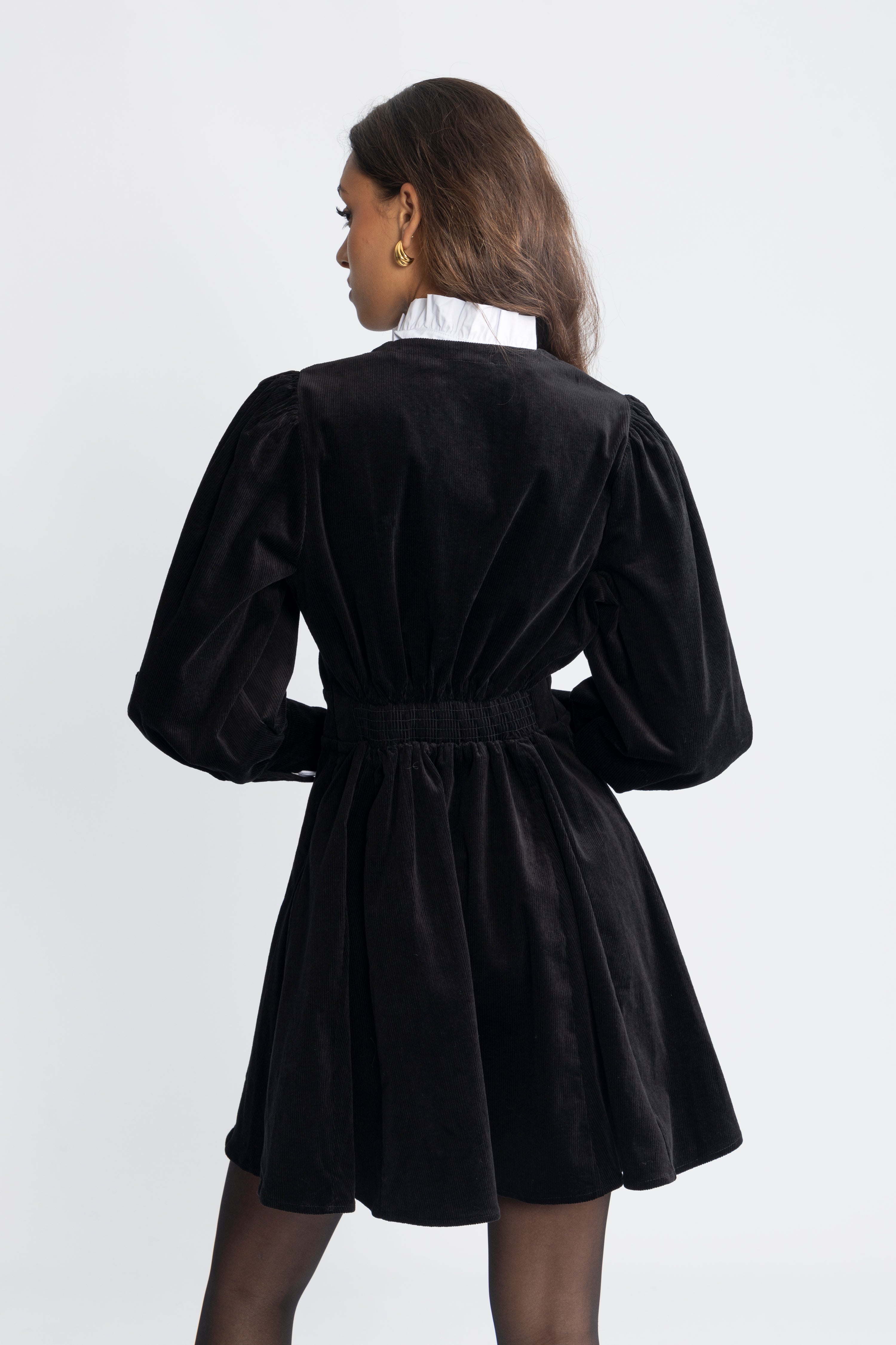 Livunn Cord Dress - Black