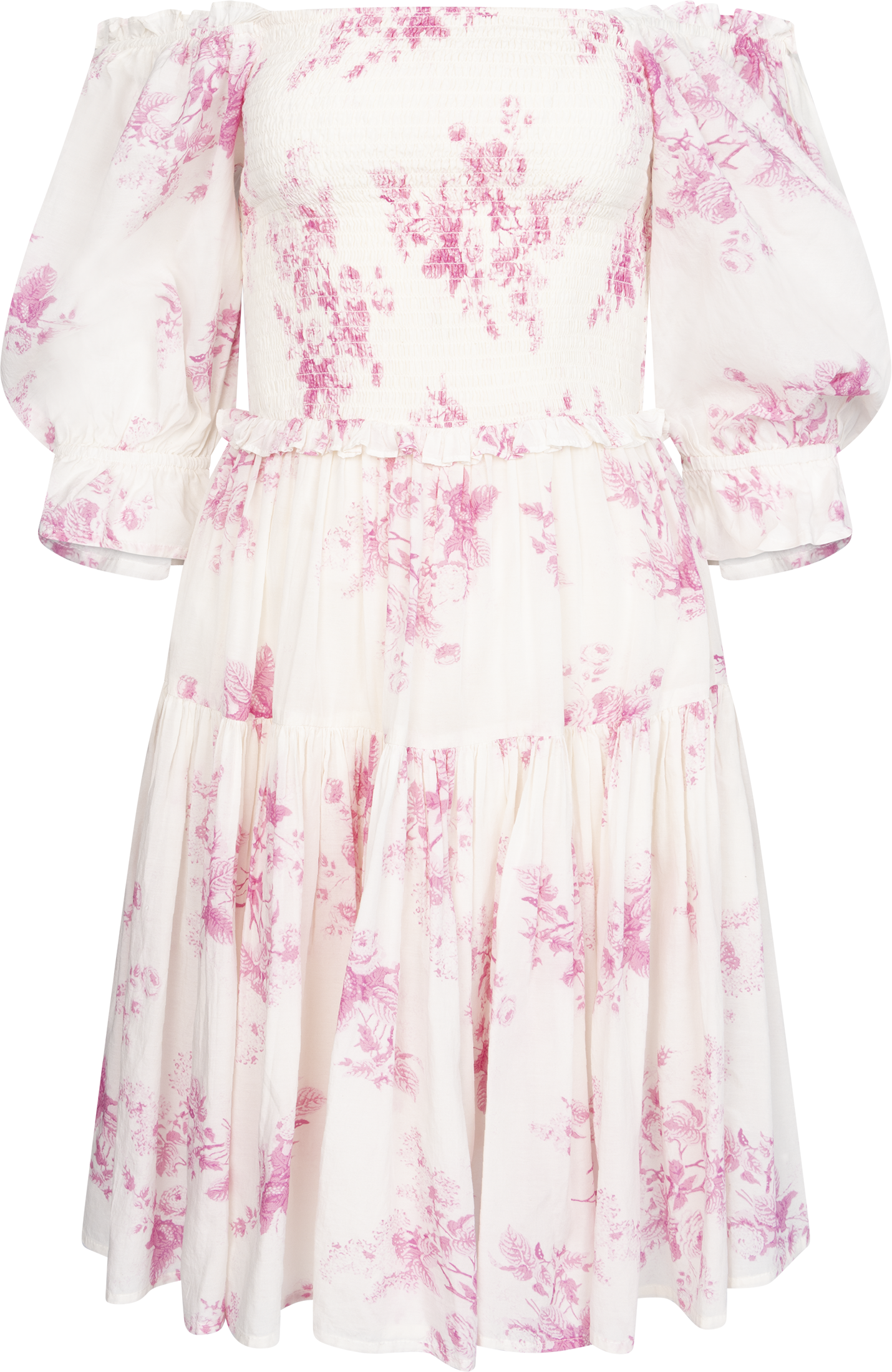 Dagna Voile Dress - Pink