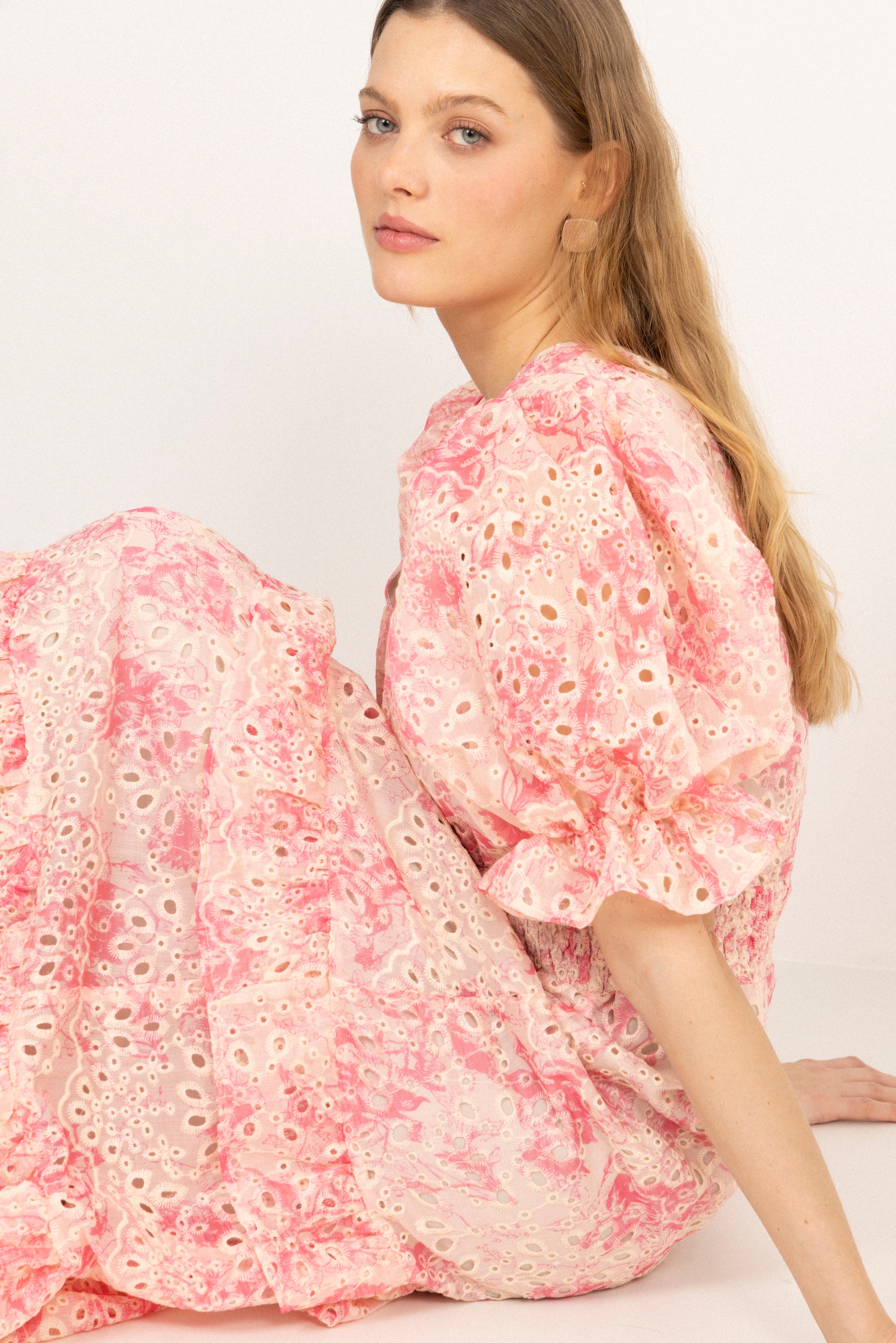 Nanni Floral Maxi Dress - Pink Floral