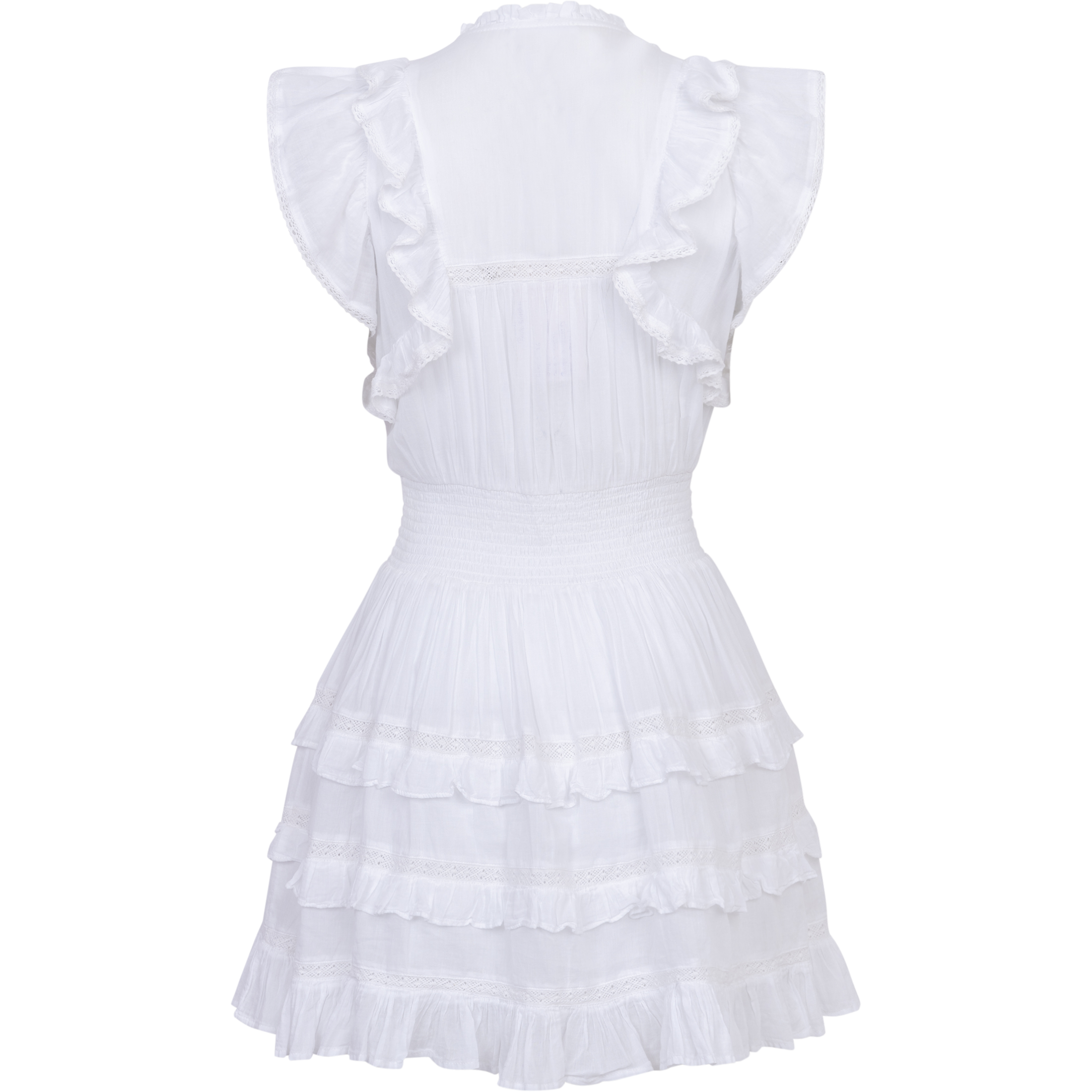 Fryd Voile Dress - White
