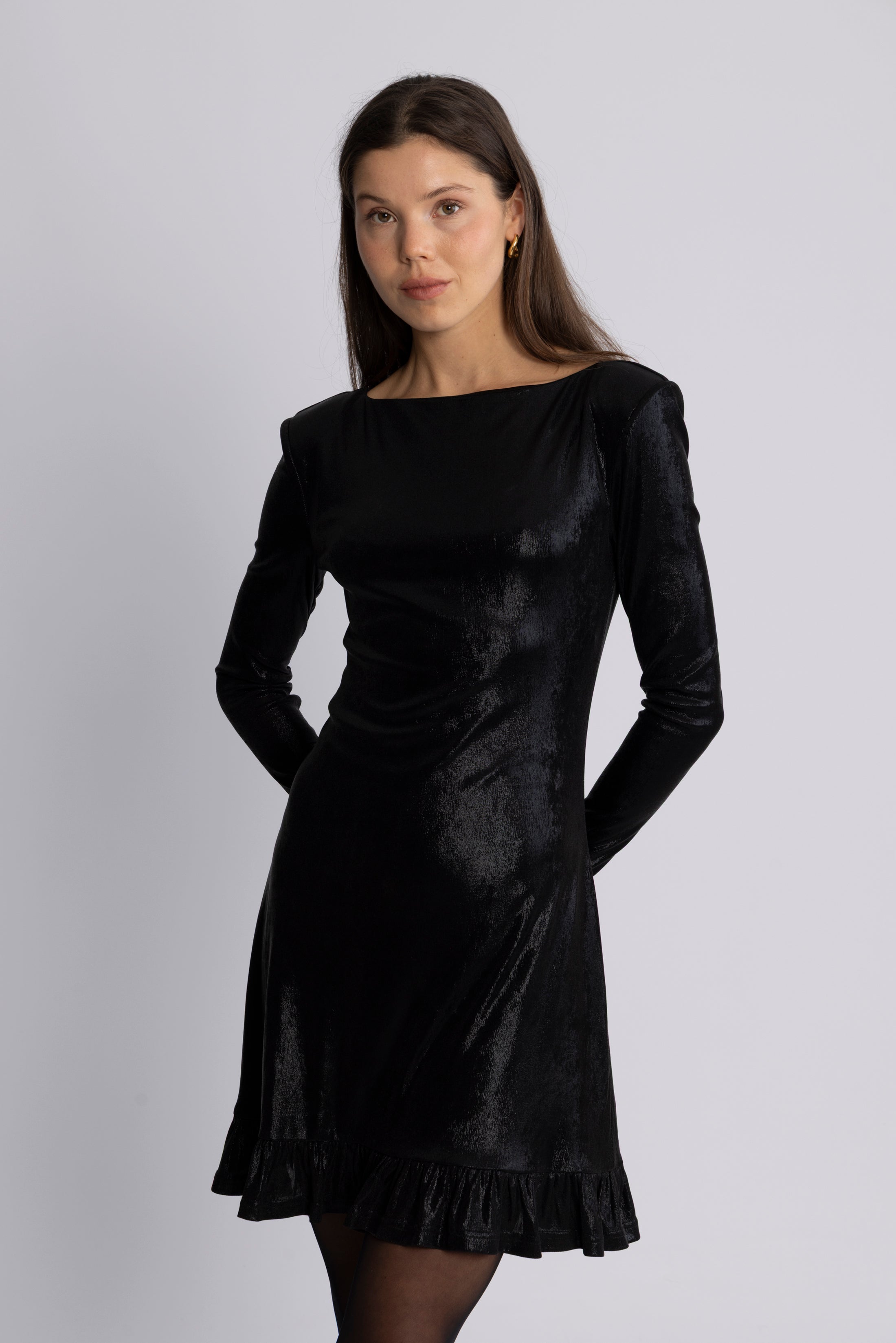 Signe Bodycon Mini Dress - Black