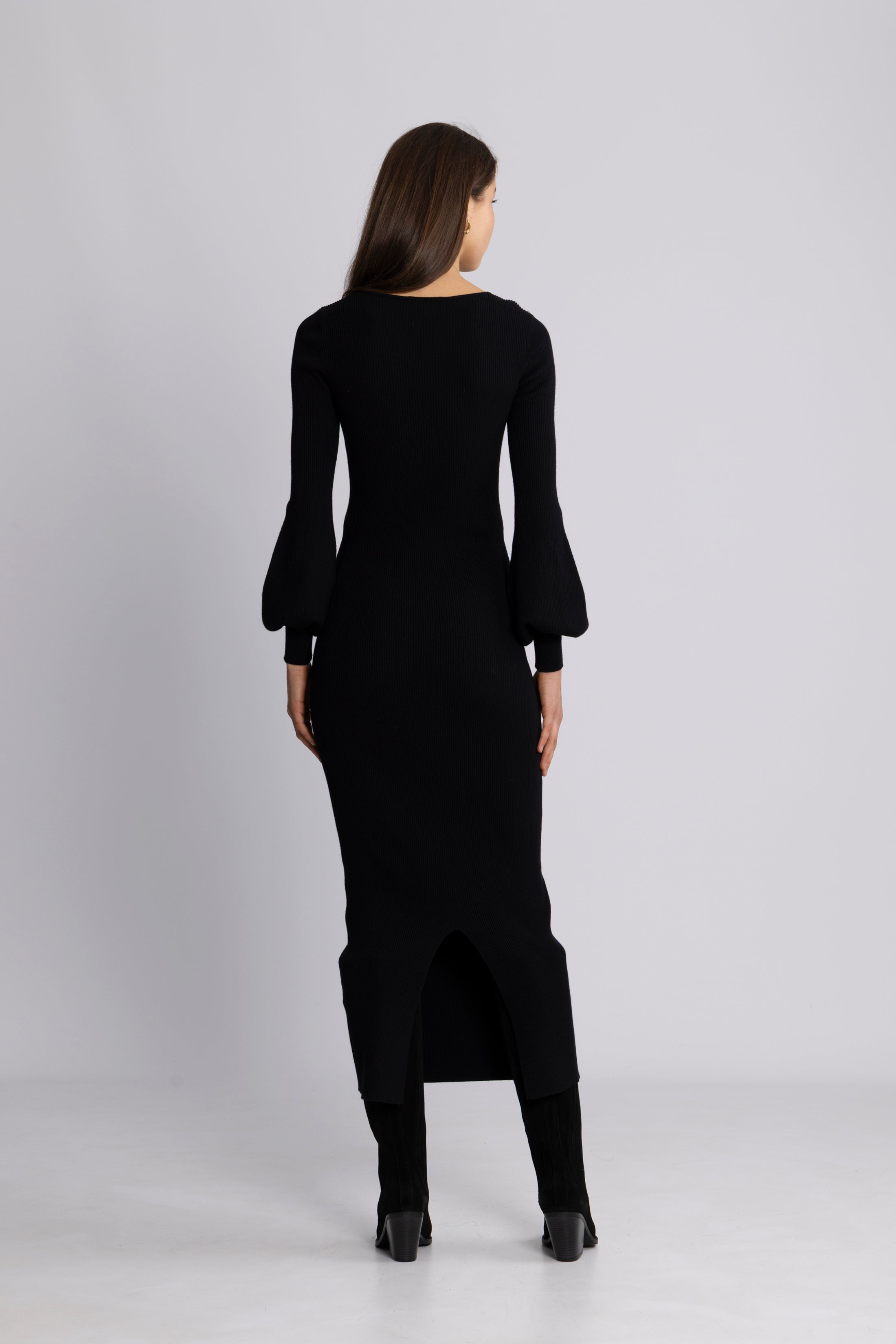 Janet Knit Dress - Black