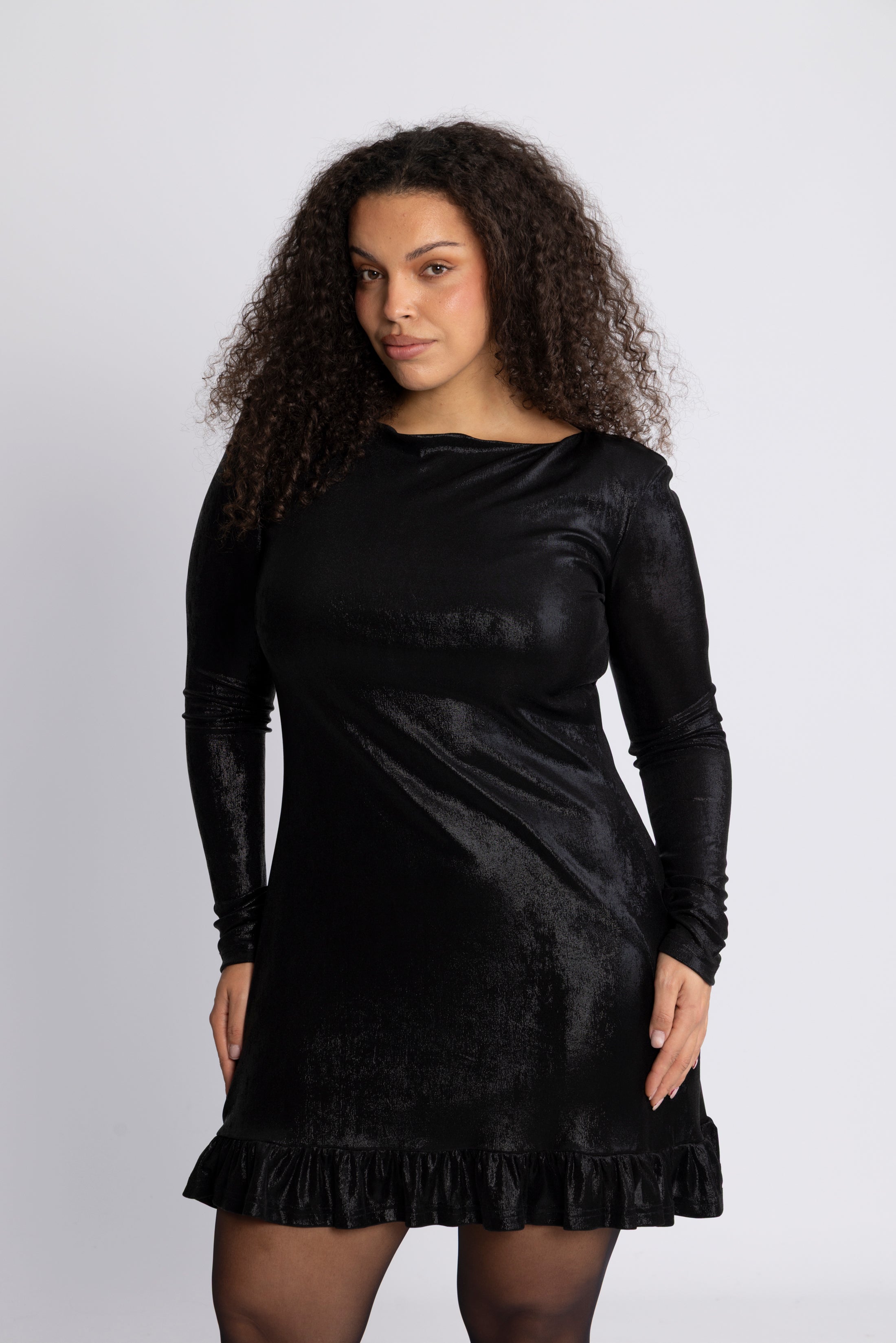 Signe Bodycon Mini Dress - Black