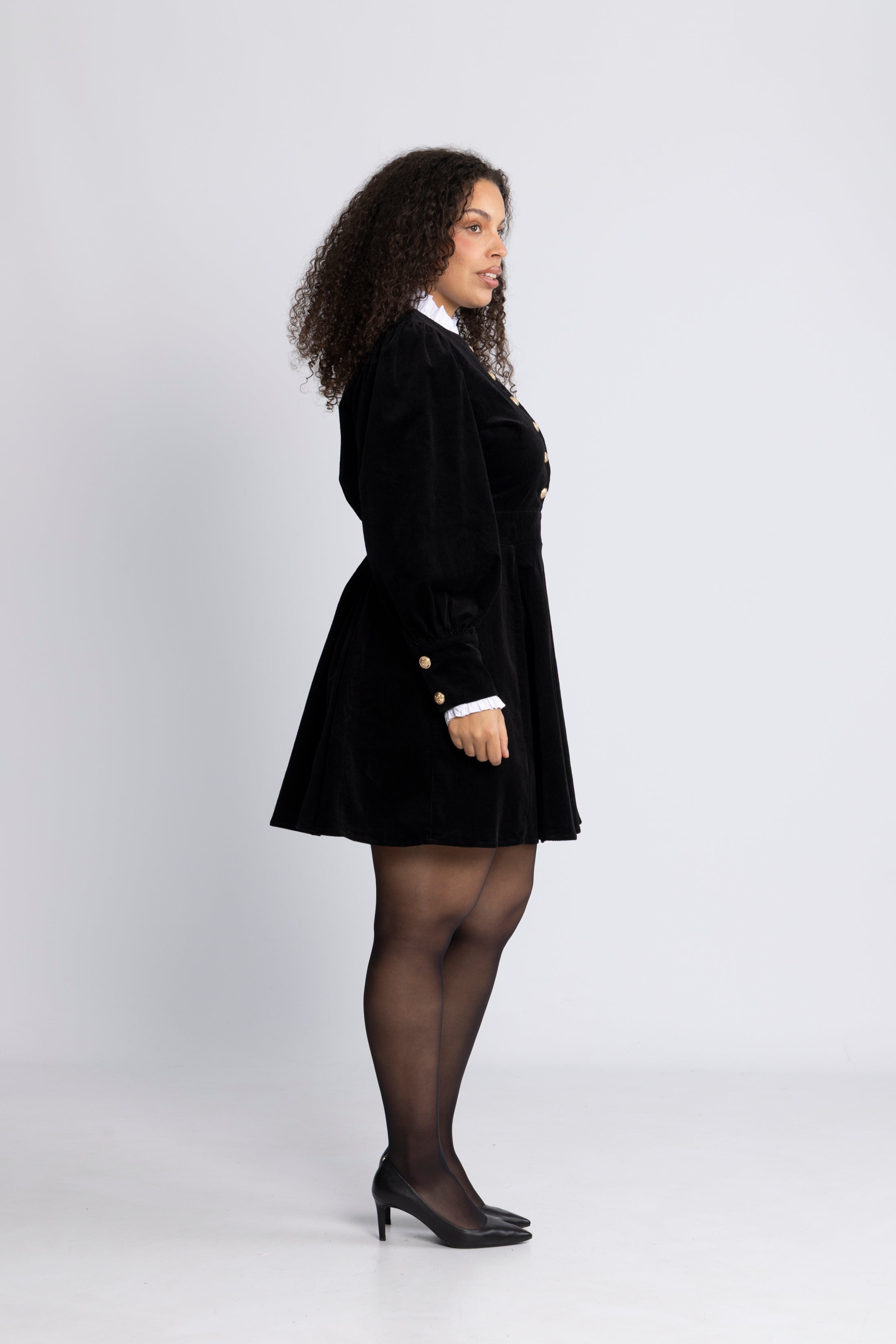 Livunn Cord Dress - Black