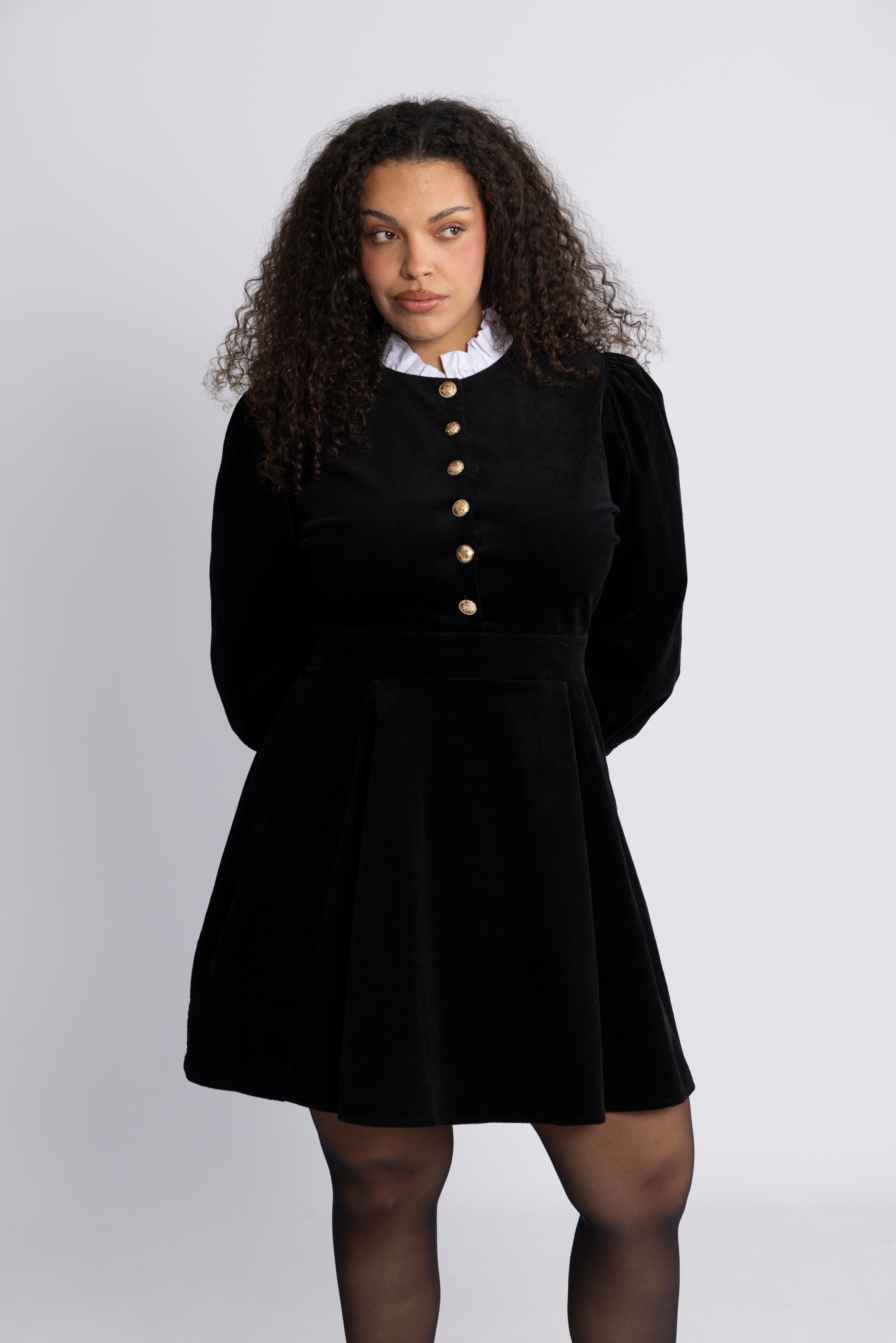 Livunn Cord Dress - Black