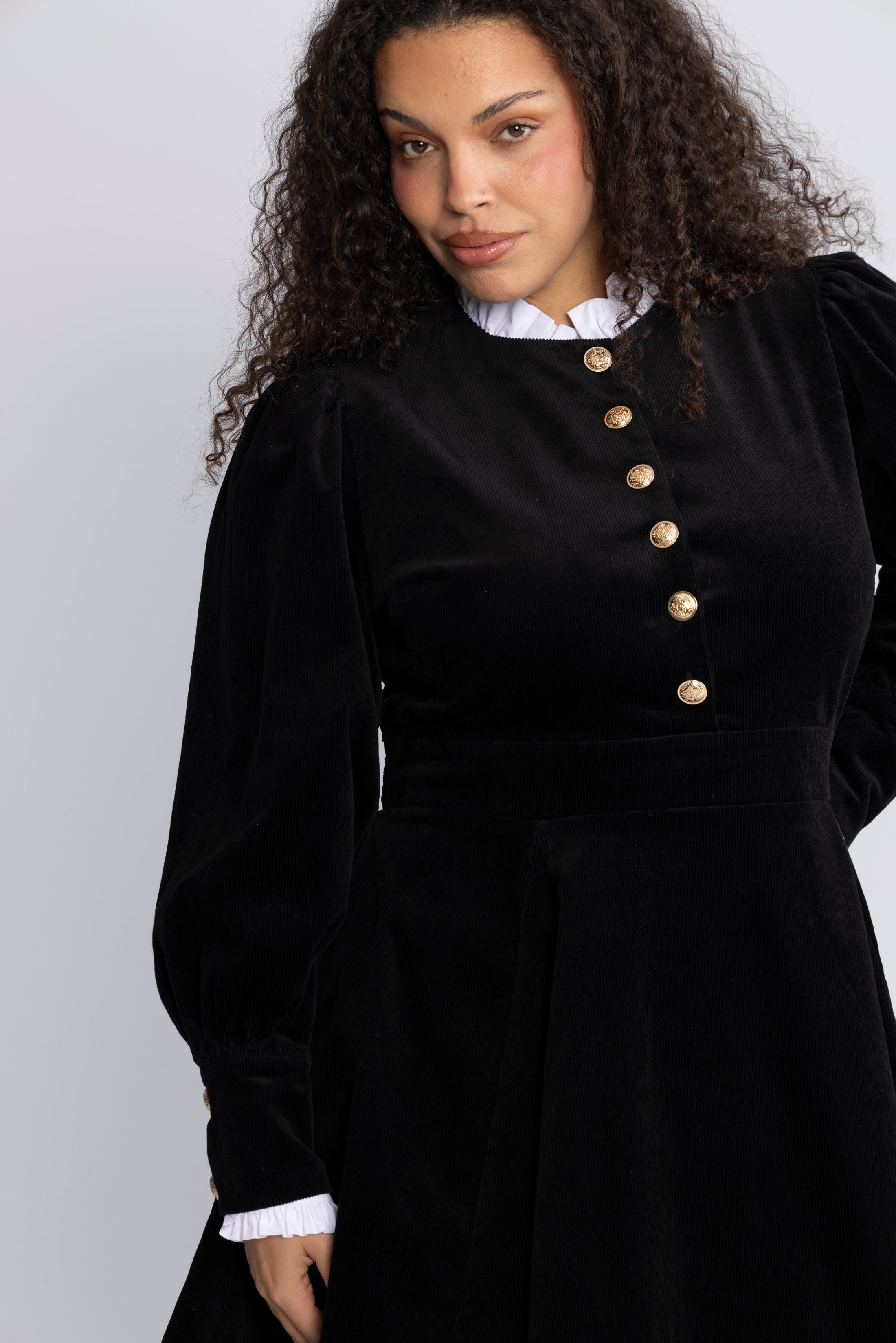 Livunn Cord Dress - Black