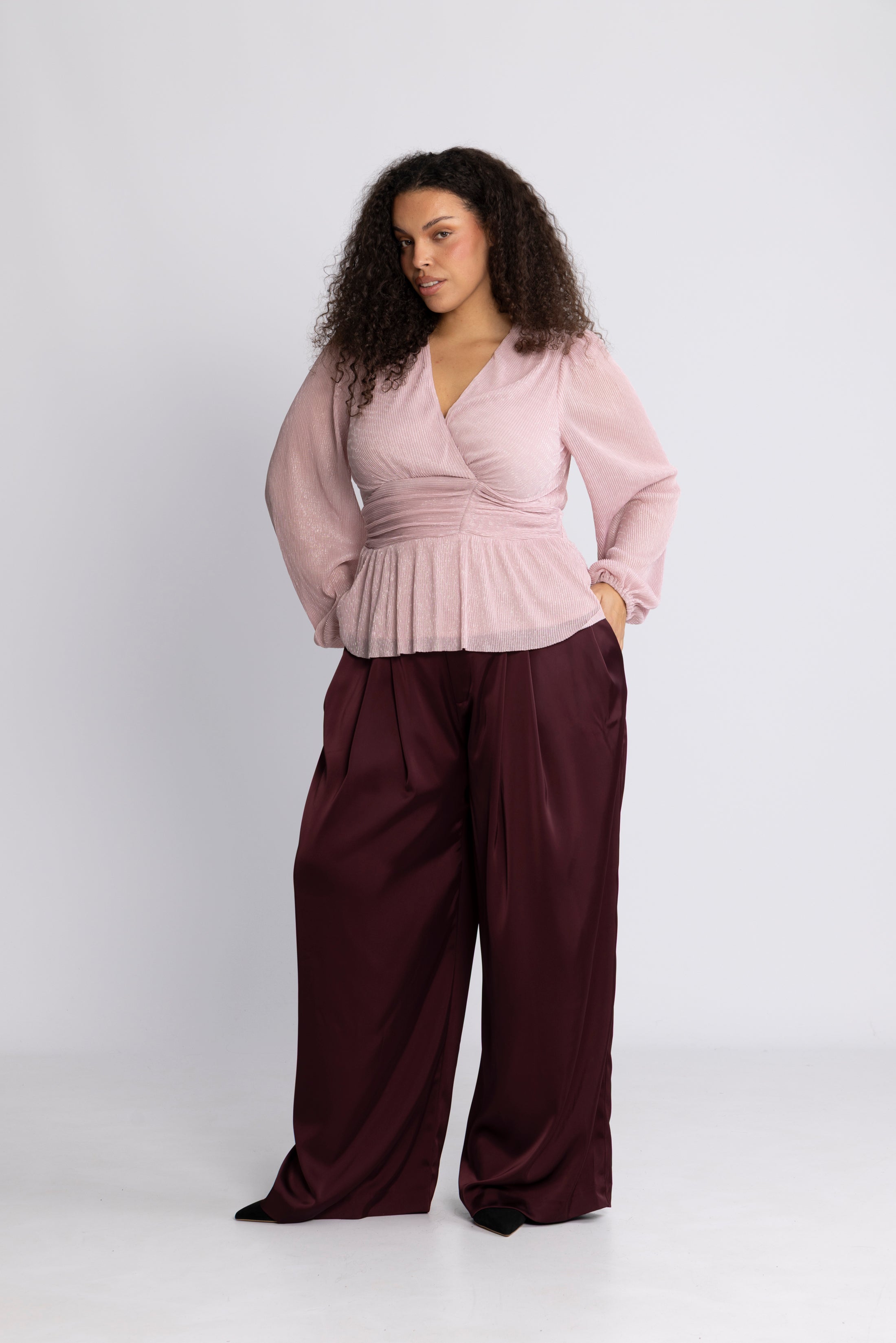 Jade Blouse - Light Pink