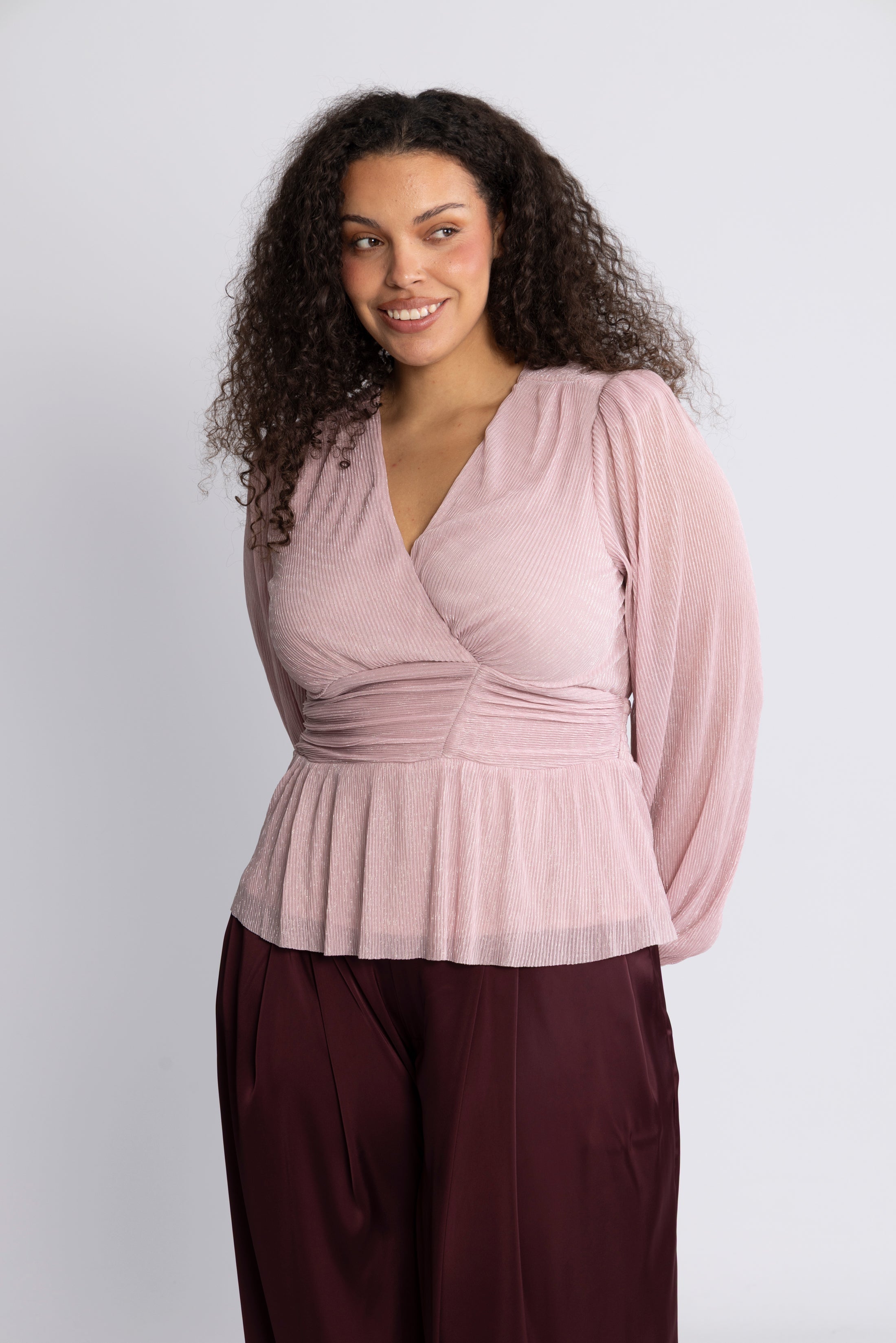 Jade Blouse - Light Pink