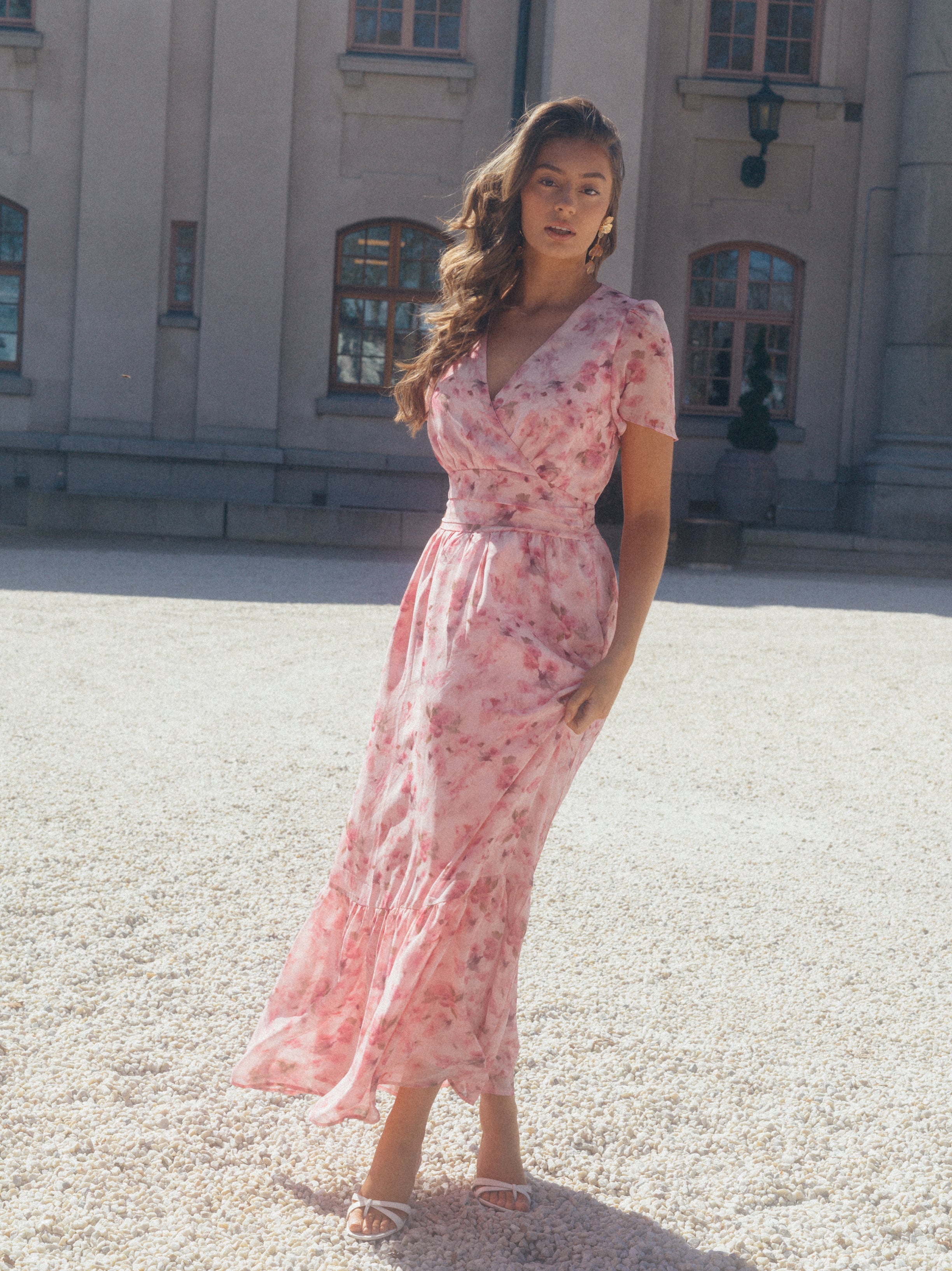 Dorothea Maxi Dress - Pink