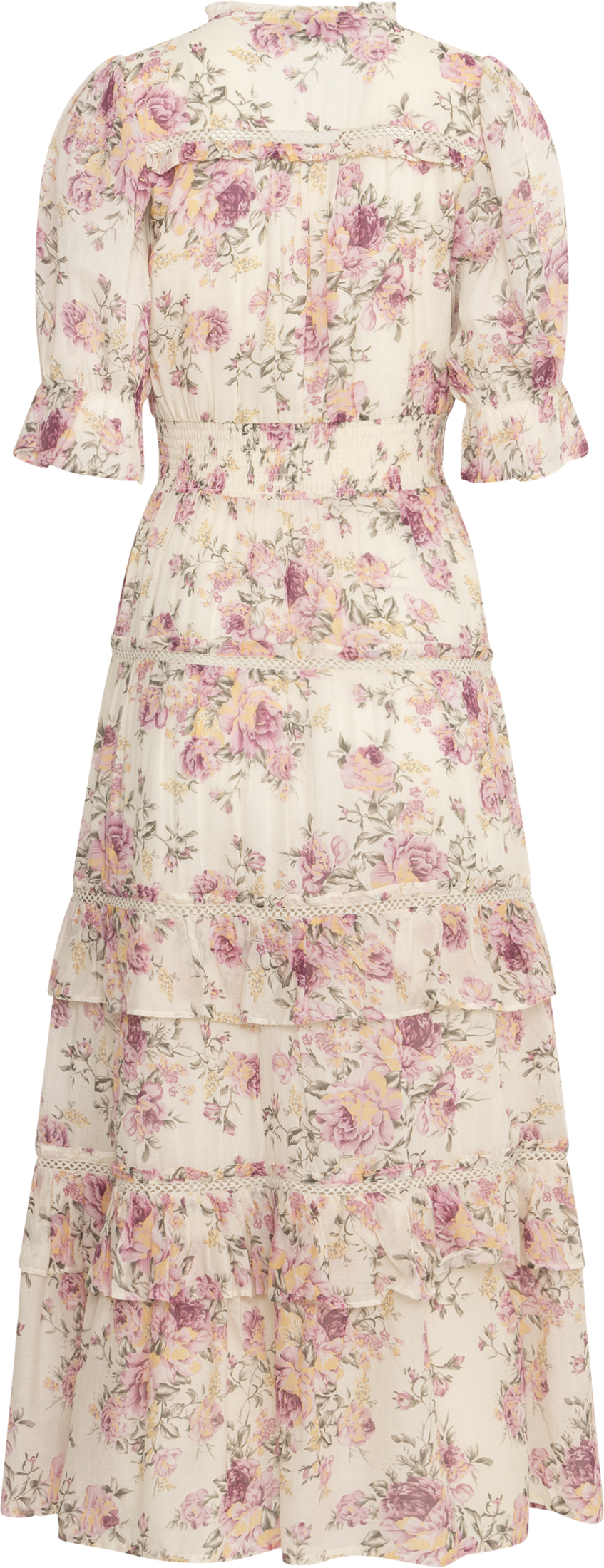 Vera Dreamy Flower Dress - Pink Flower