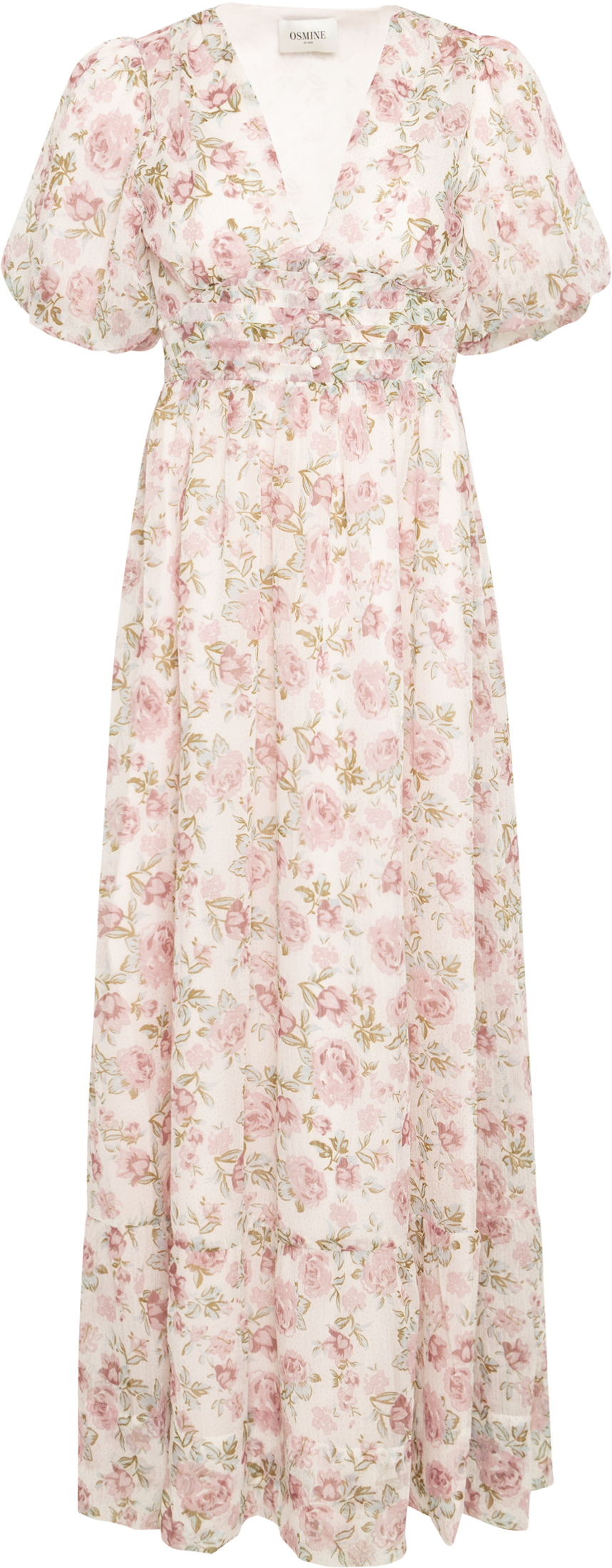 Nordalill Flower Maxi Dress - Pink Floral