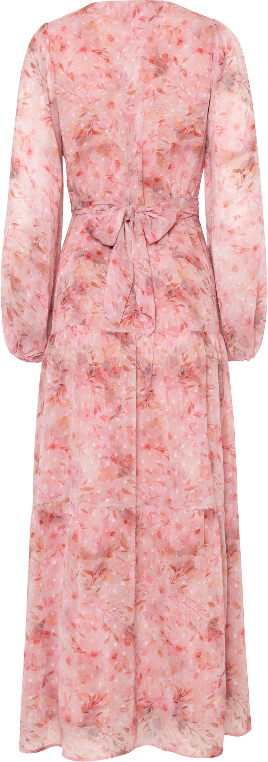 Hedvig Chiffon Maxi Dress - Pink Floral