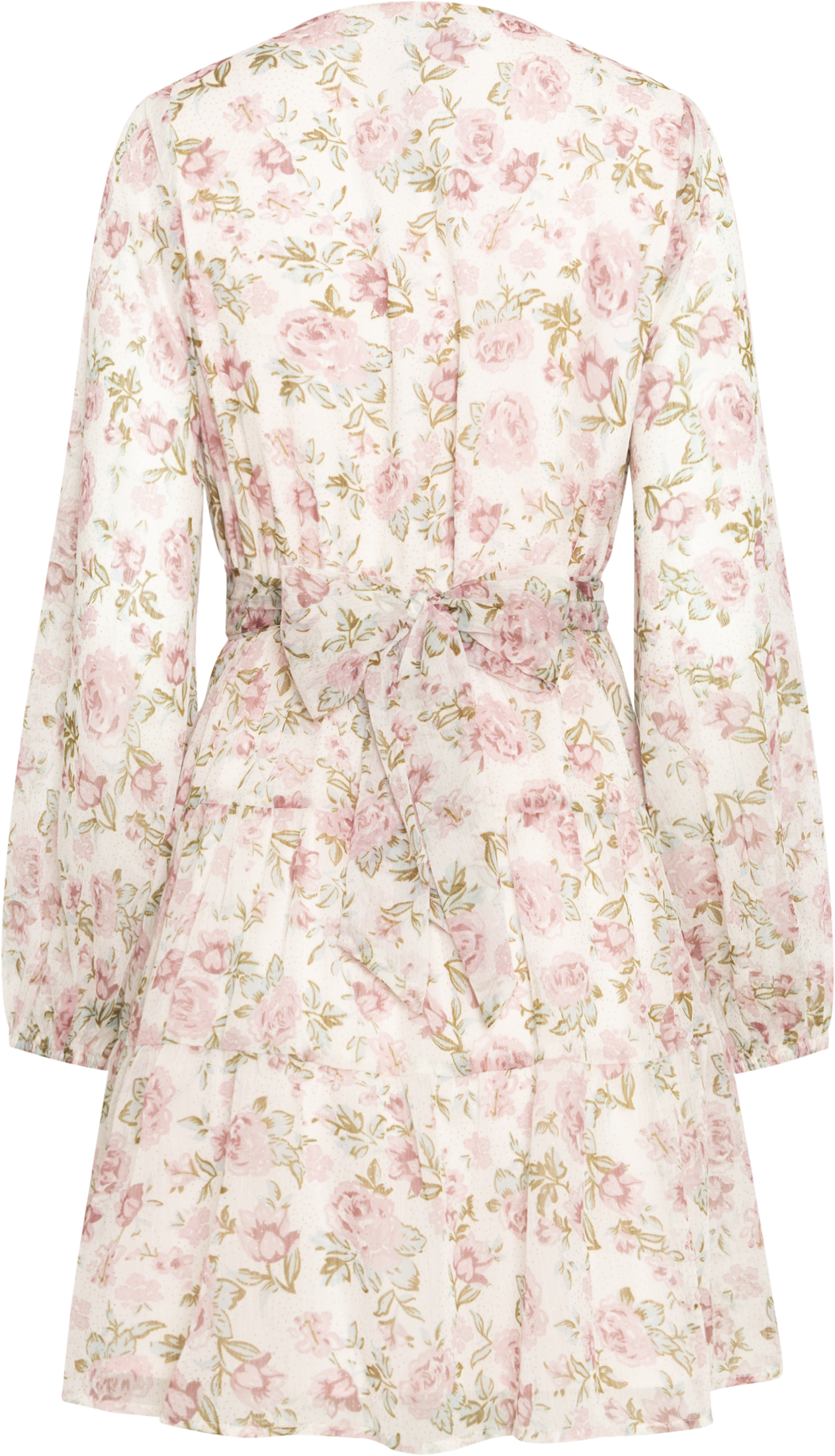 Hedvig Chiffon Mini Dress - Pink Floral